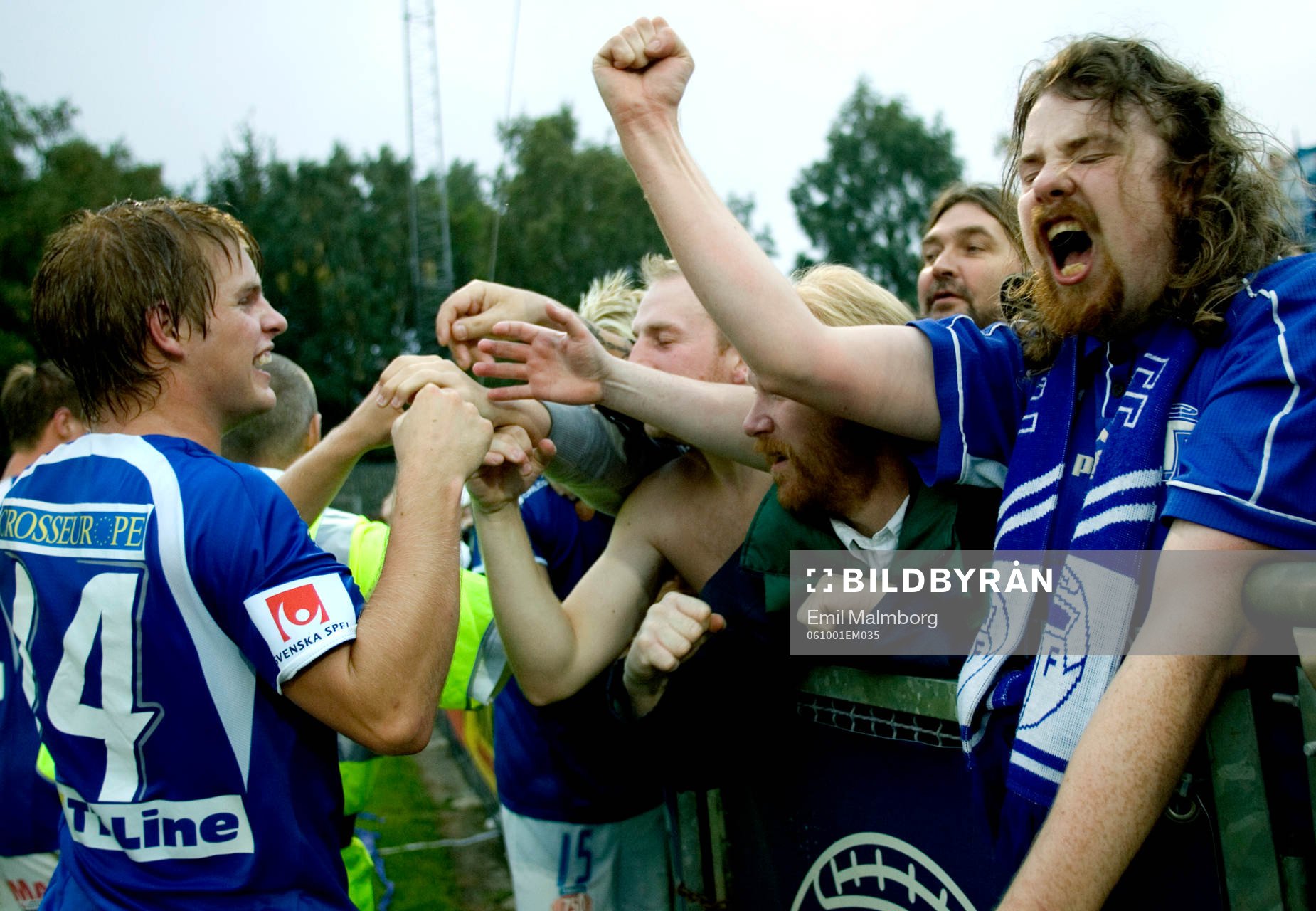Trelleborg tillbaka till Allsvenskan. Fansen var galna av