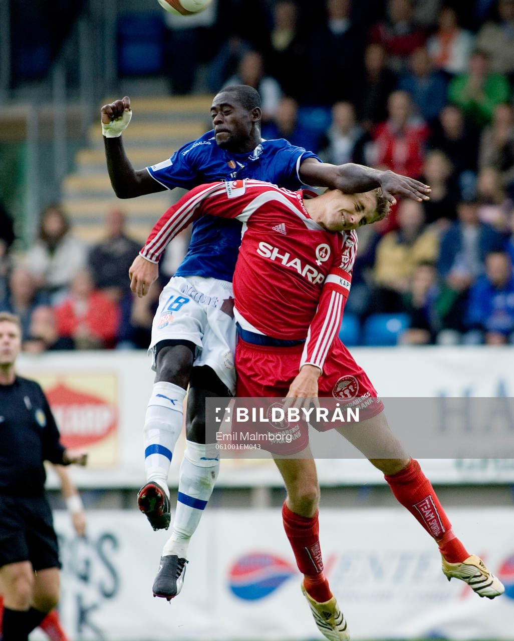 Michael Mensah, Trelleborg i nickduell med Åtvidabergs