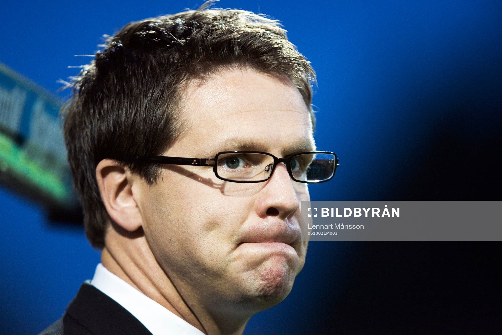 En sammanbiten Rikard Norling, tränare, AIK