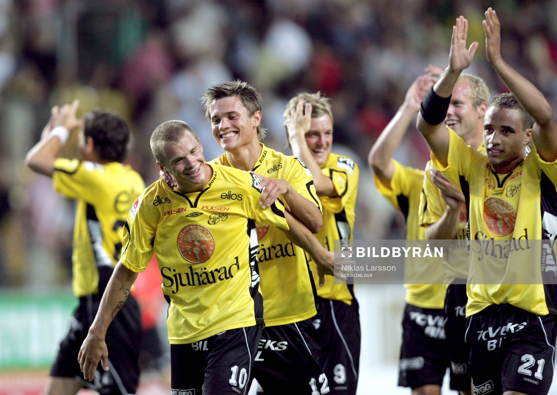 Joakim Sjöhage och Samuel HolmÈn, Elfsborg jublar över