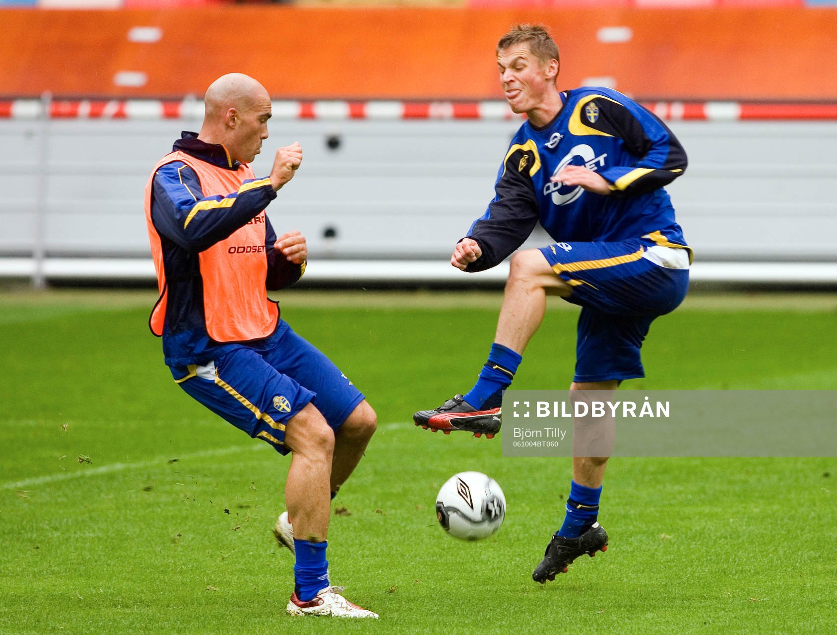 Daniel Majstorovic och Markus Rosenberg, Sverige