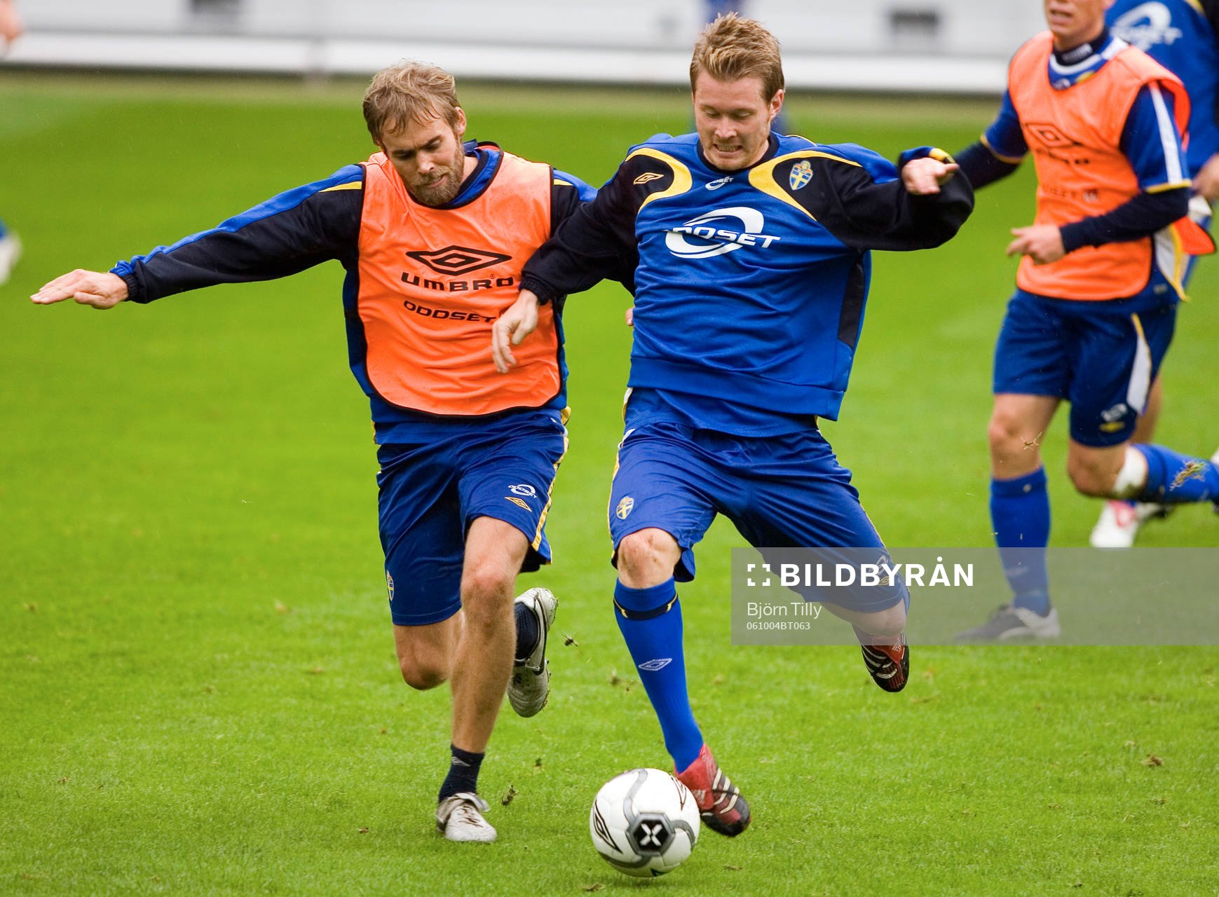 Olof Mellberg och Fredrik Berglund, Sverige