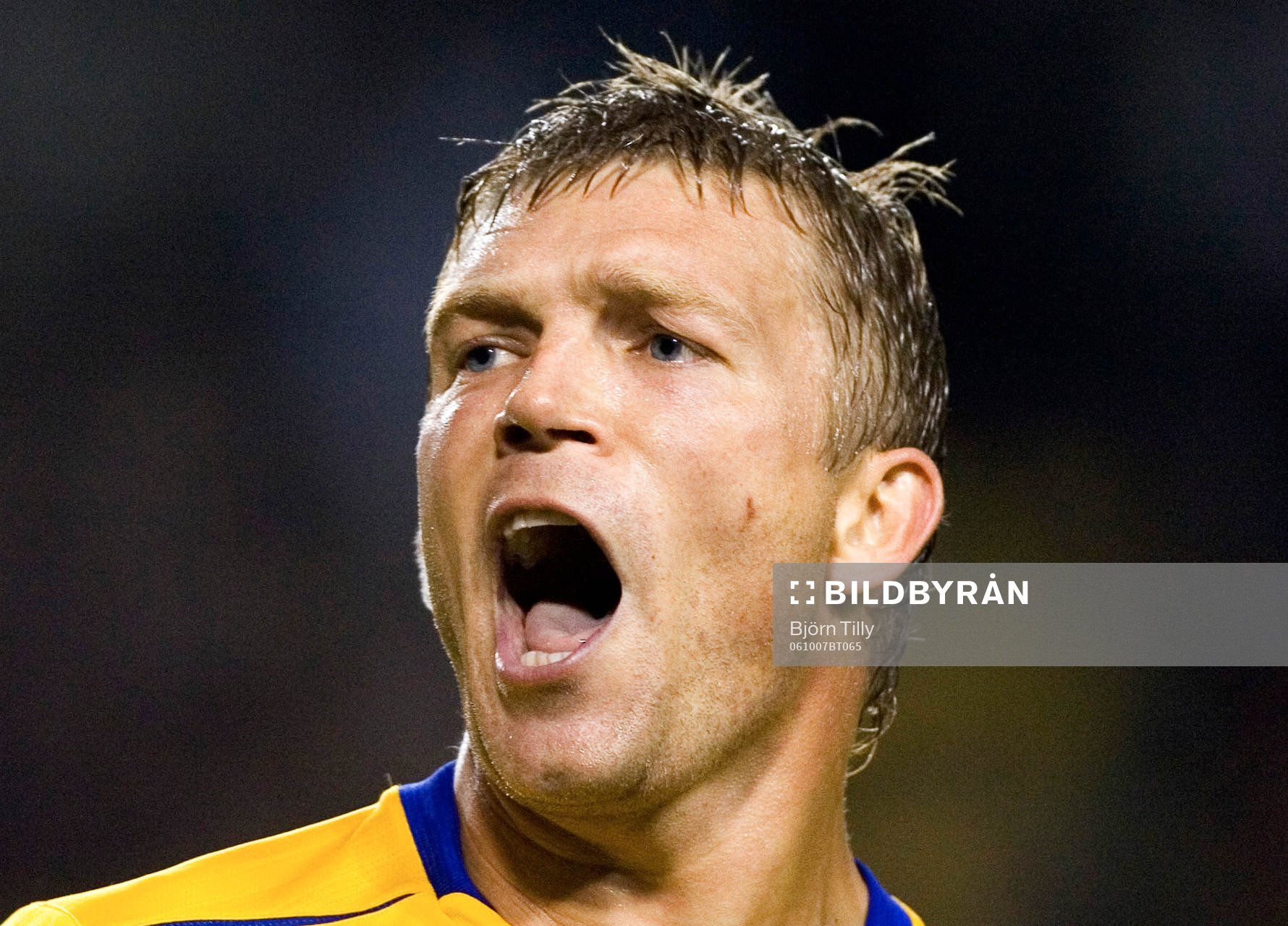 Marcus Allbäck, Sverige, jubel