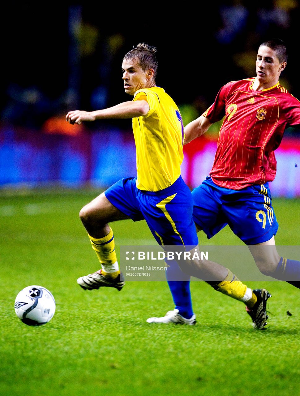 Niclas Alexandersson, Sverige och Fernando Torres, Spanien