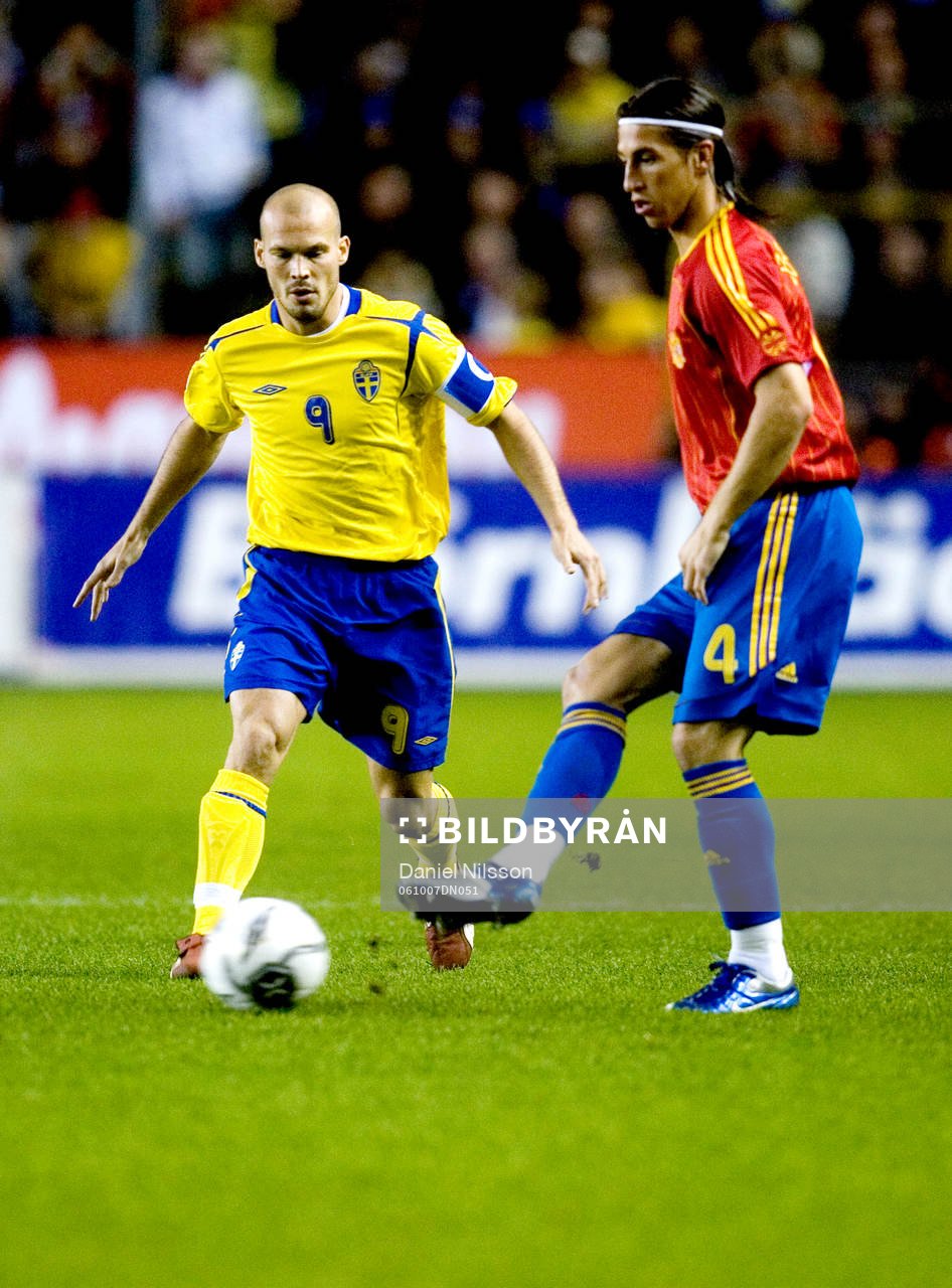 Fredrik Ljungberg, Sverige och Sergio Ramos, Spanien