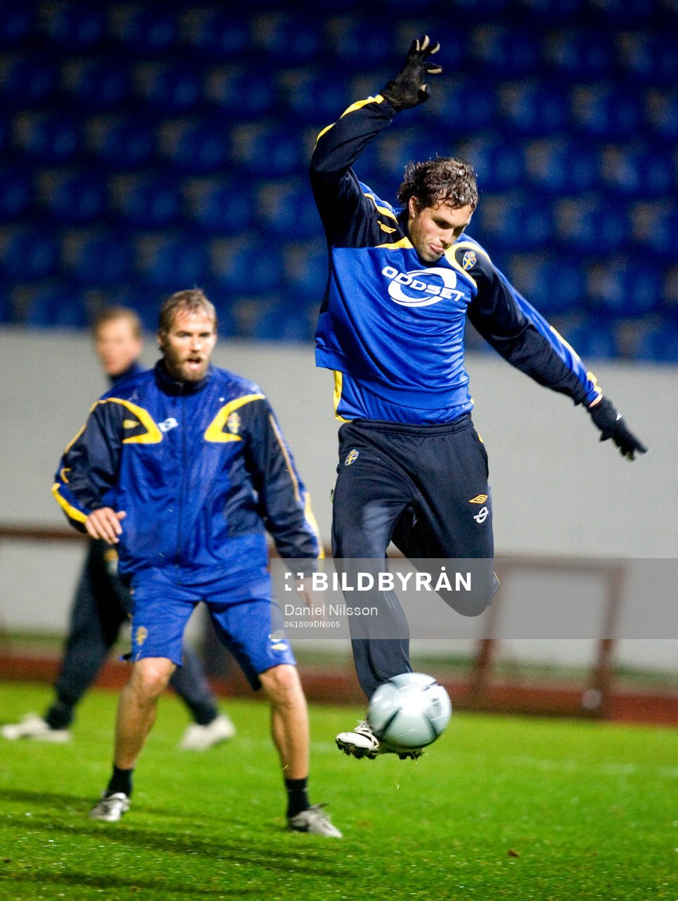 Johan Elmander och Olof Mellberg, Sverige