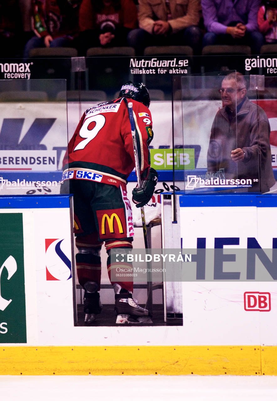 Henrik Malmström, Frölunda utvisad i första perioden