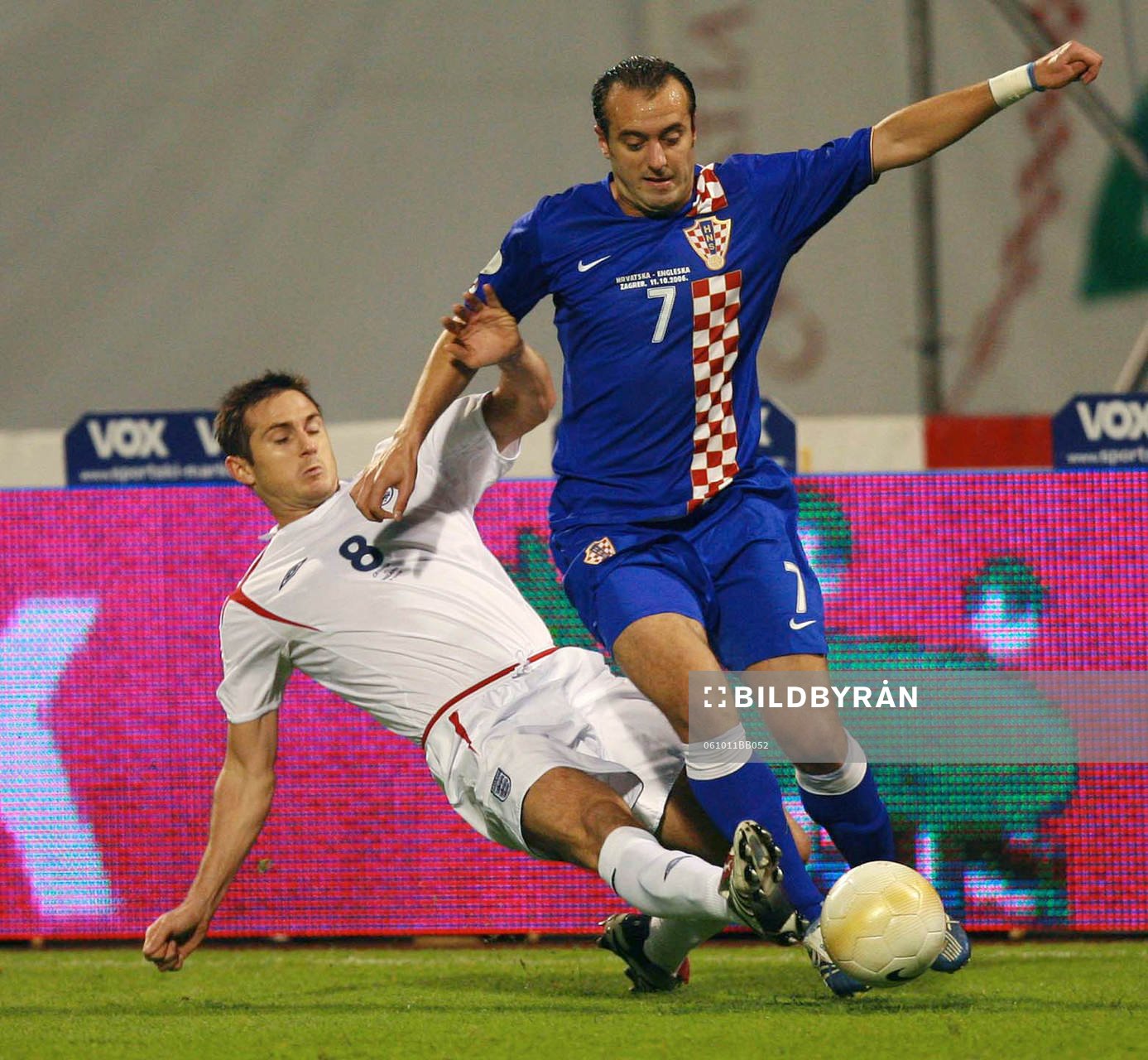 Frank Lampard, England och Milan Rapaic, Kroatien