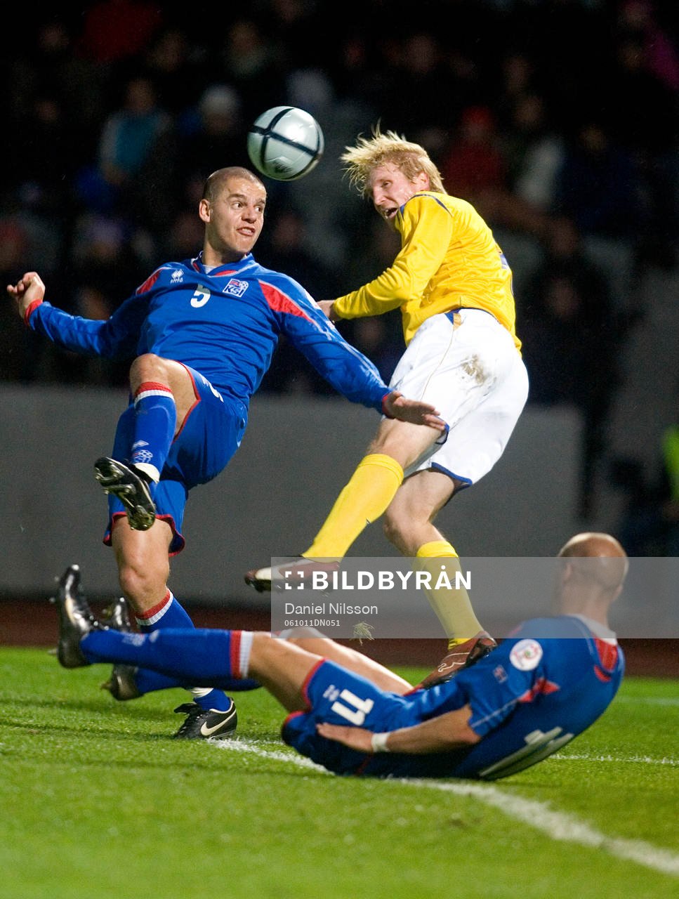 Petter Hansson, Sverige och Ivar Ingimarsson och Gretar