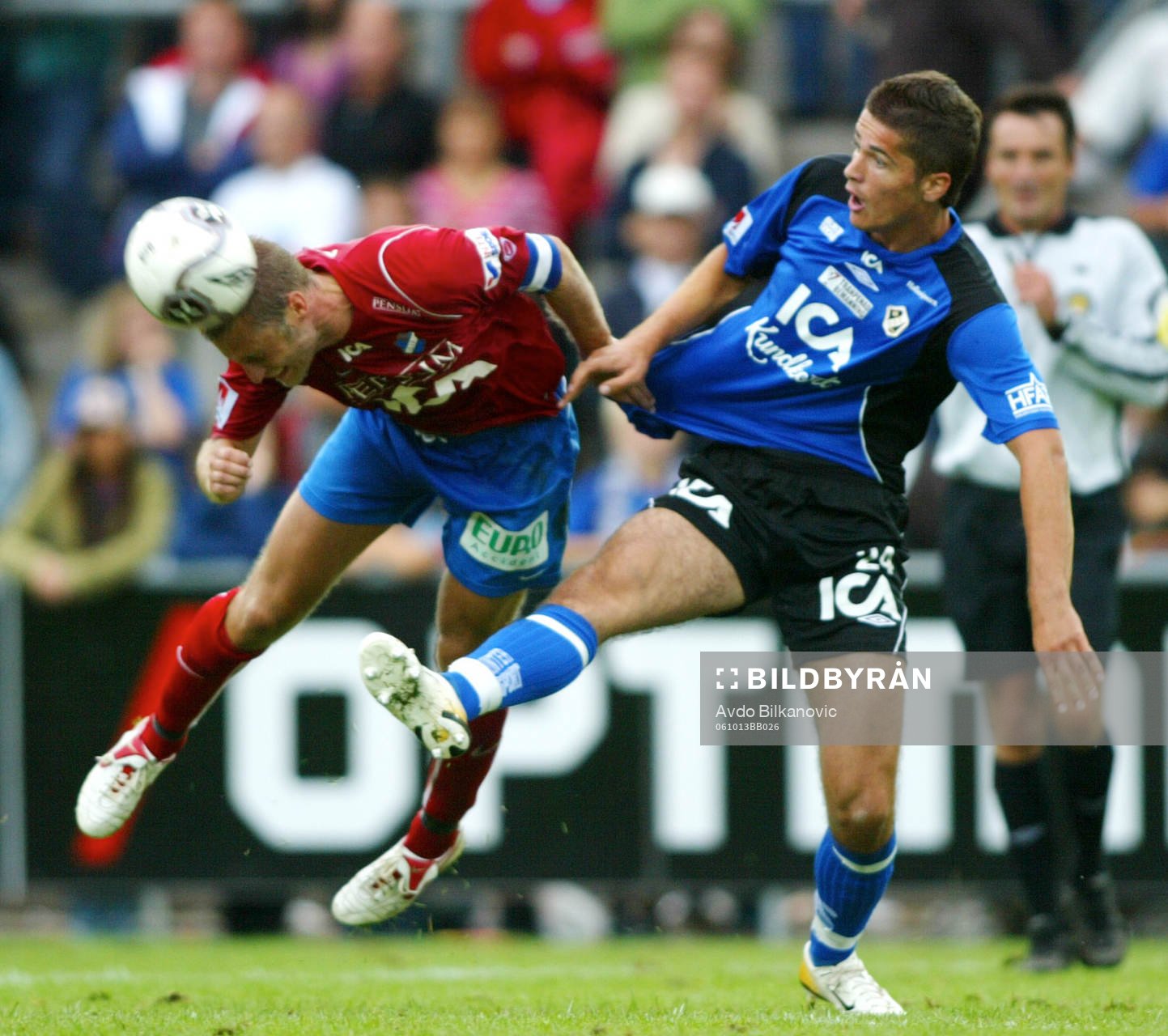 Ajsel Kujovic, Halmstad och Fredrik Gustafsson, Öster