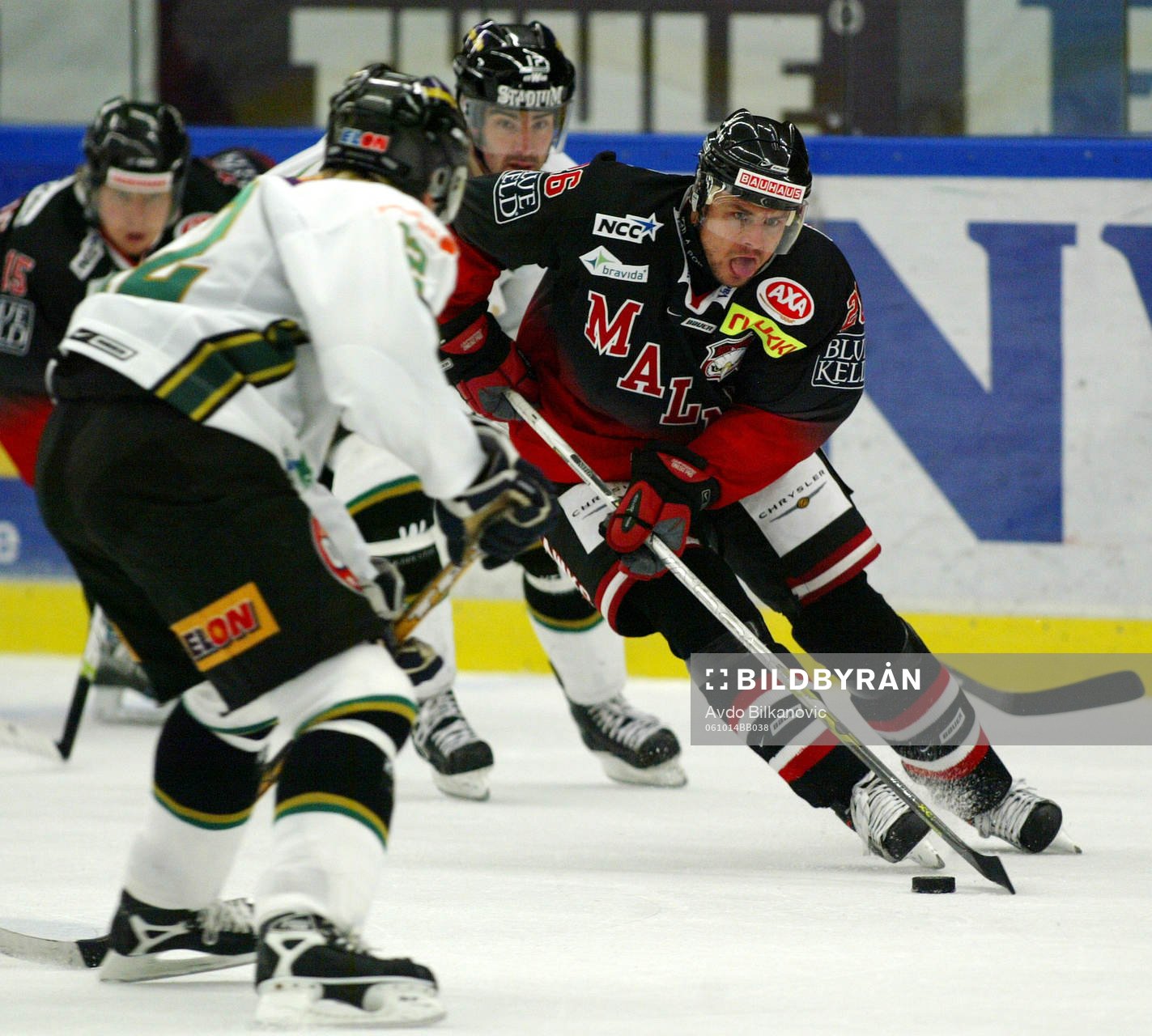 Malmö - Färjestad: Andrej Nedorsten, Malmö