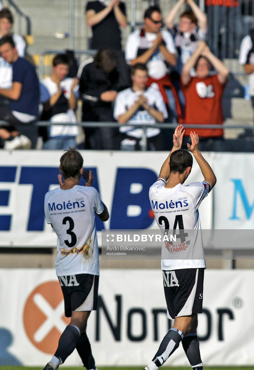 Trelleborg - Örebro: joel Riddez och Ian Jeffs tackar sina