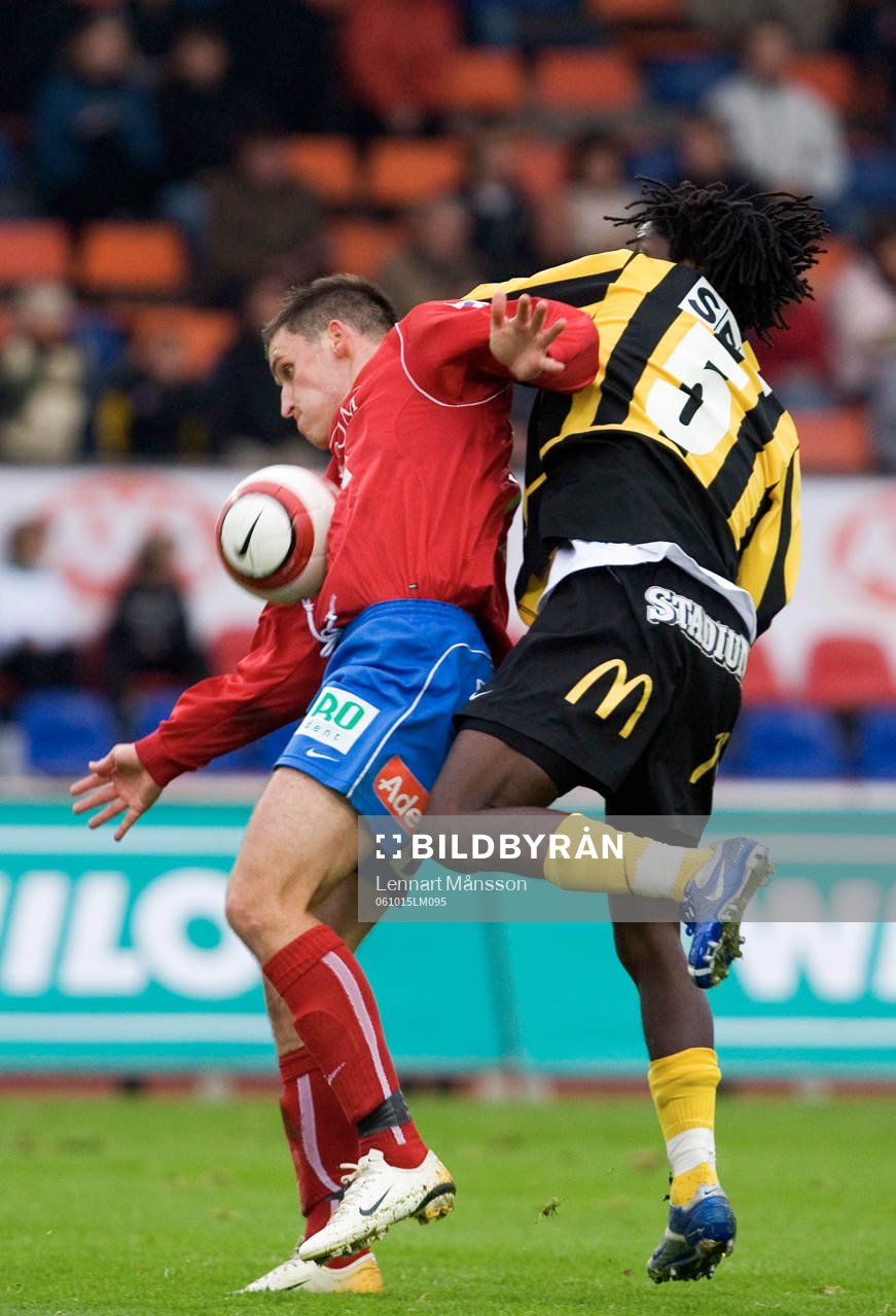  Ingmar Teever, Öster i duell med Jimmy Dixon, Häcken