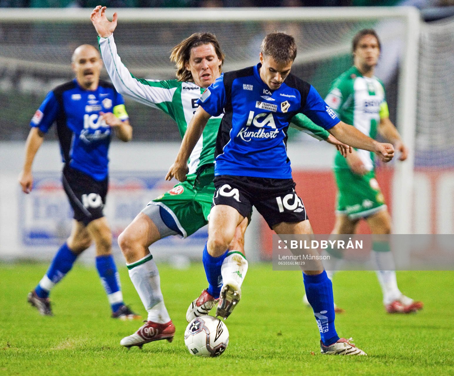 Erik Fischbein försöker stoppa Ajsel Kujovic