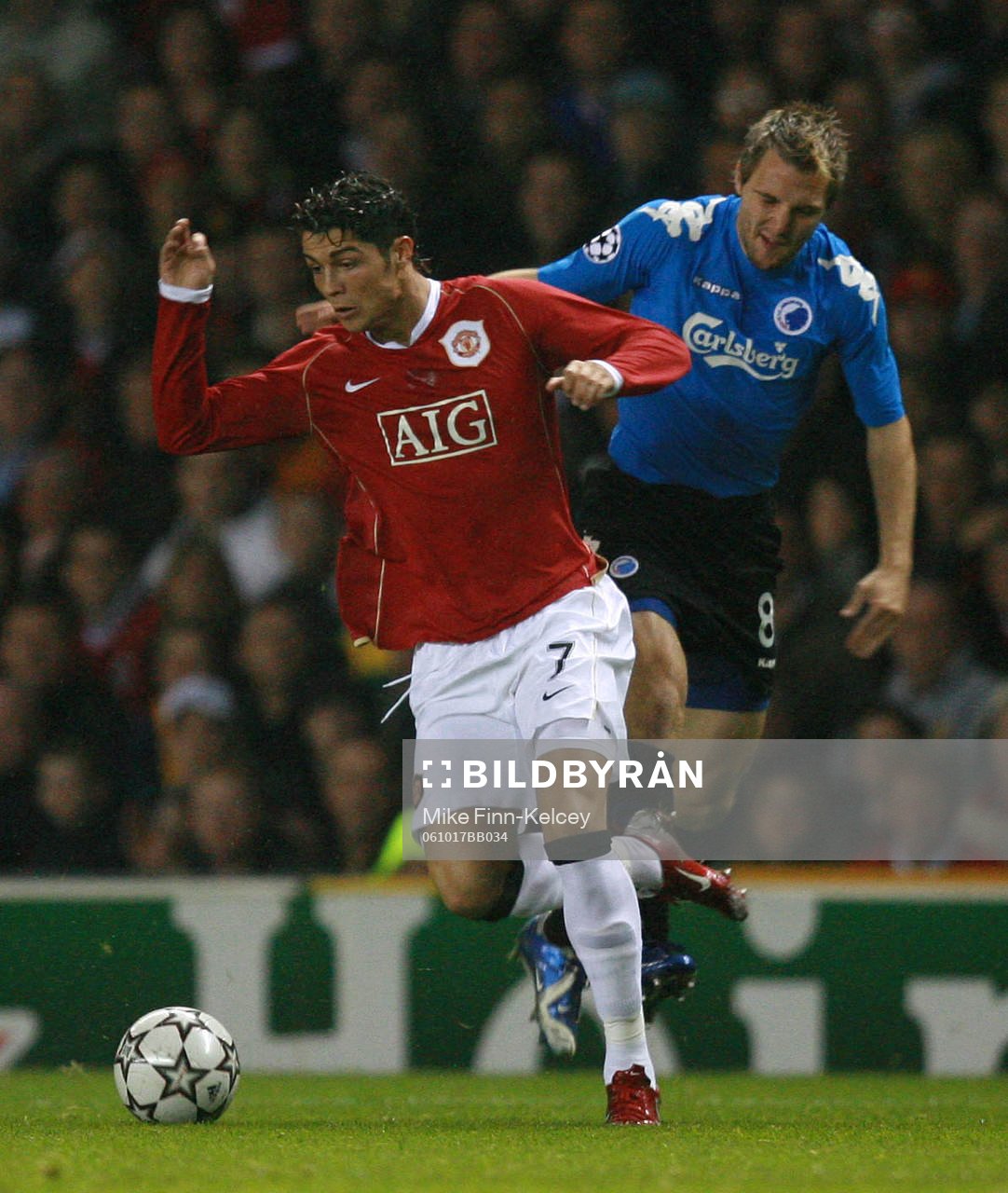 Fotboll, UEFA Champions League, Manchester United v FC