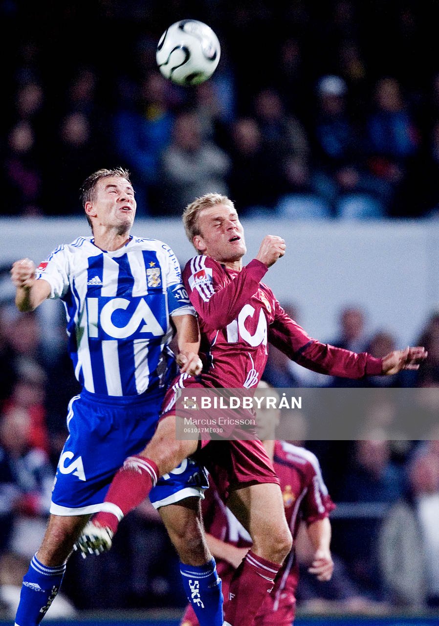 Niclas Alexandersson och Johan Arneng i nickdeull