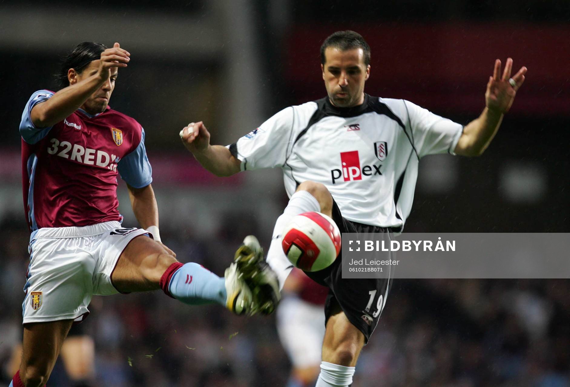 Milan Baros, Aston Villa och Ian Pearce, Fulham
