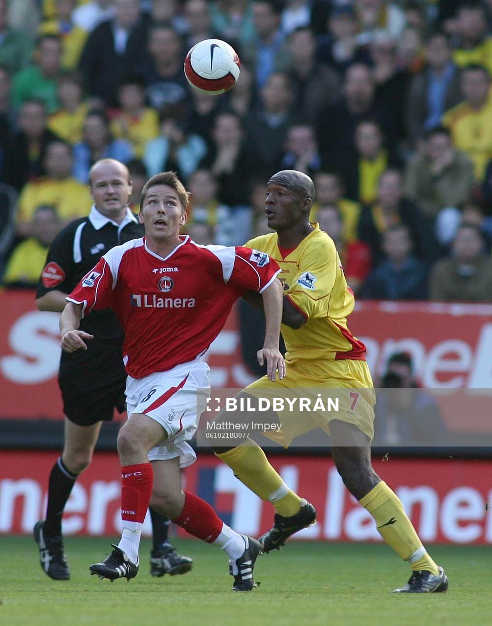  Matt Holland, Charlton och Damien Francis, Watford