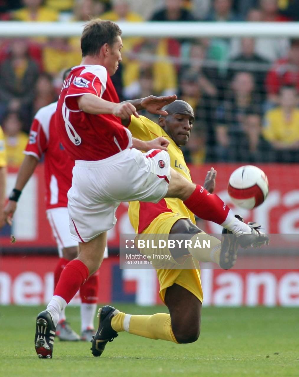  Damien Francis, Watford och Matt Holland, Charlton.