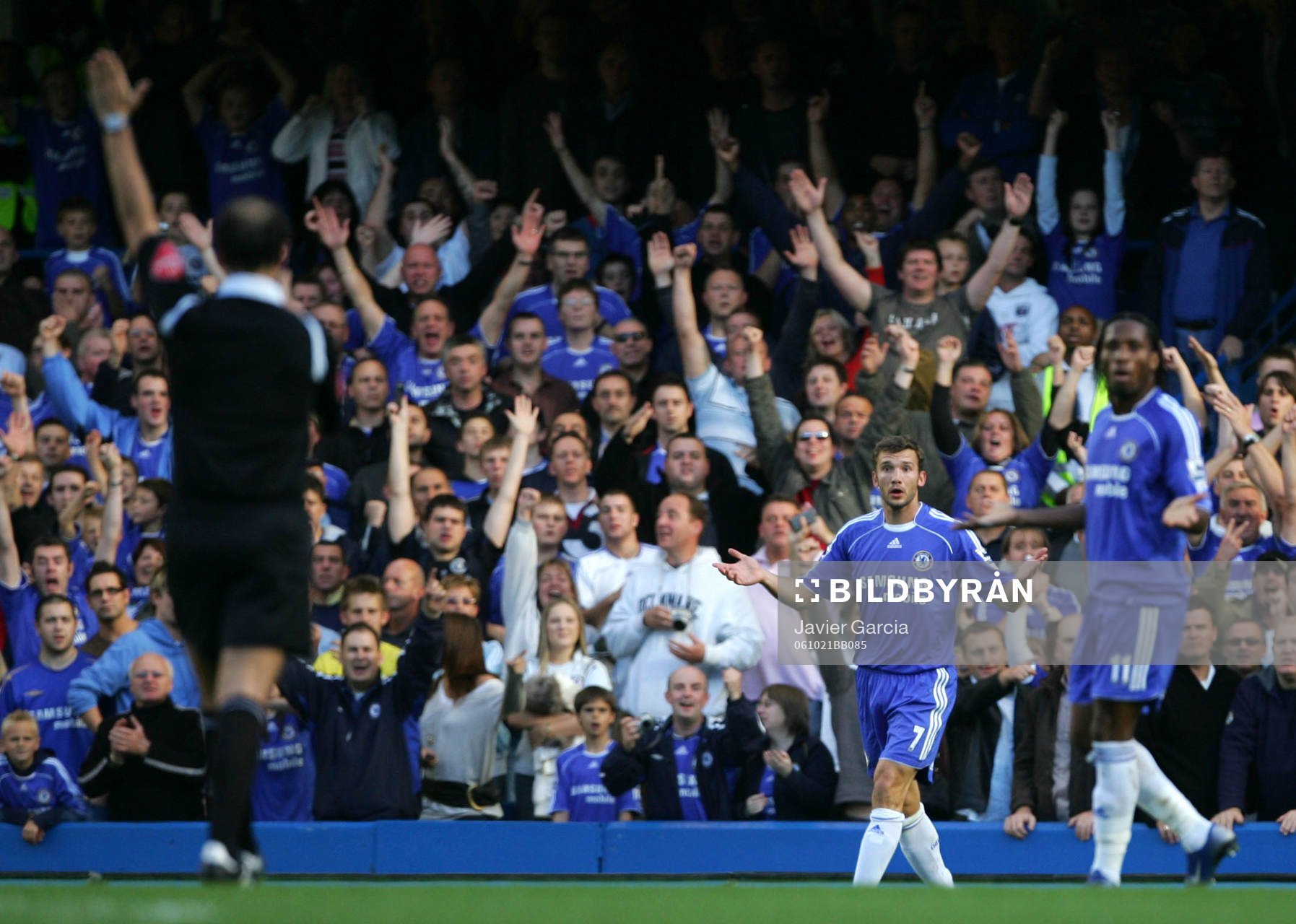 Andriy Shevchenko, Didier Drogba, Chelsea blir avblåsta
