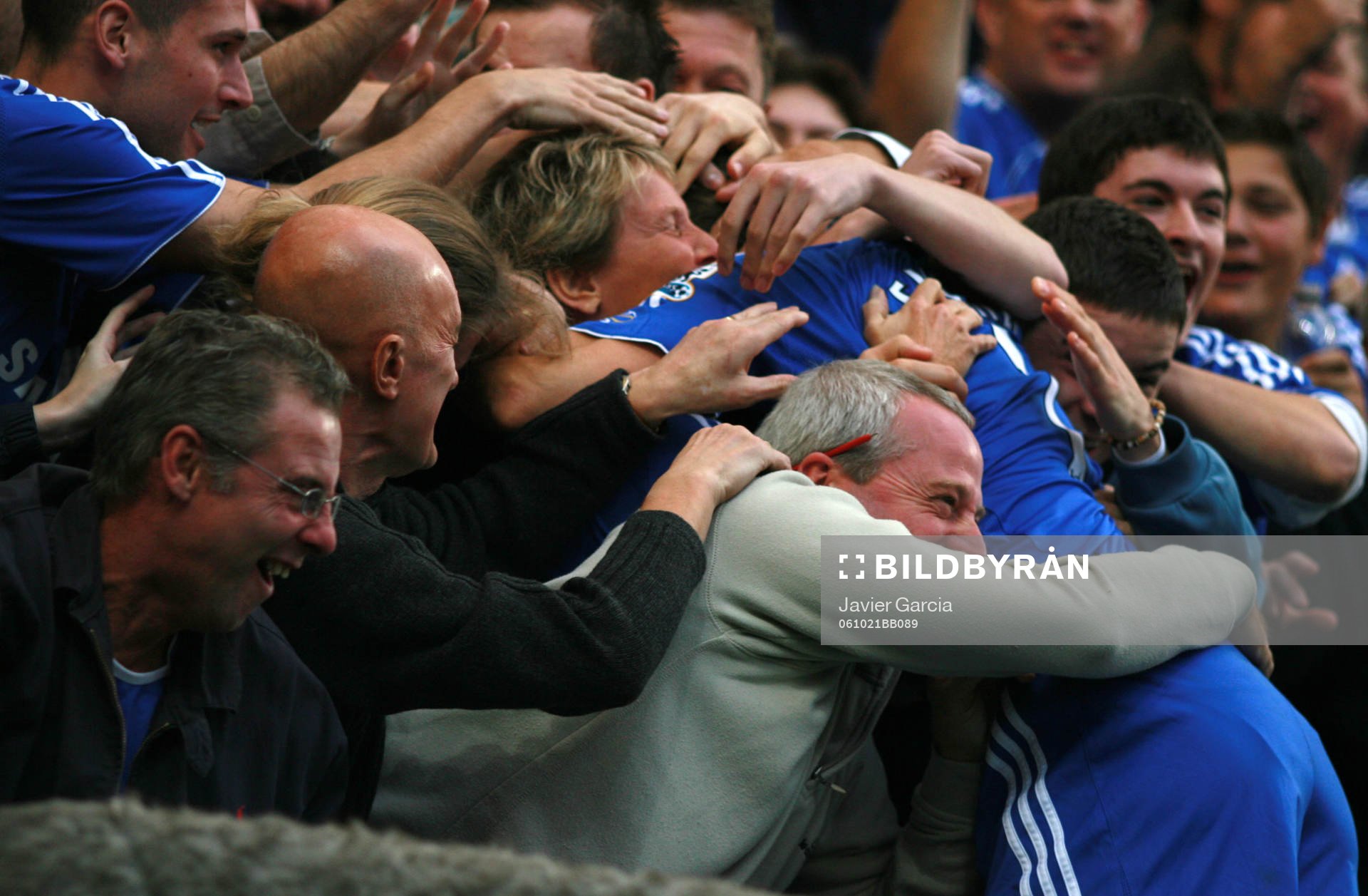 Andriy Shevchenko, Chelsea jubel med fansen
