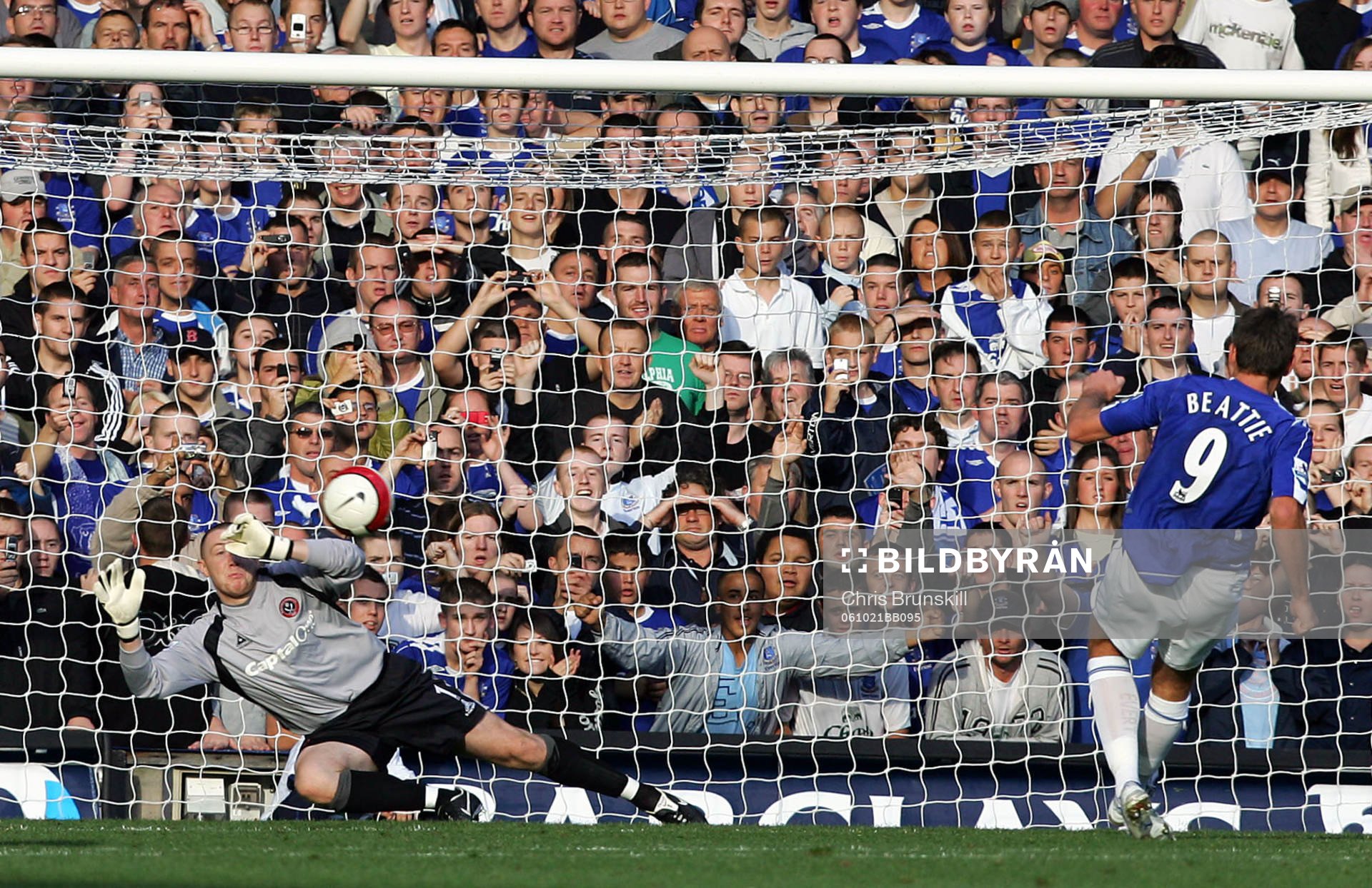 Fotboll, engelsk, Premier Leauge. Everton - Sheffield
