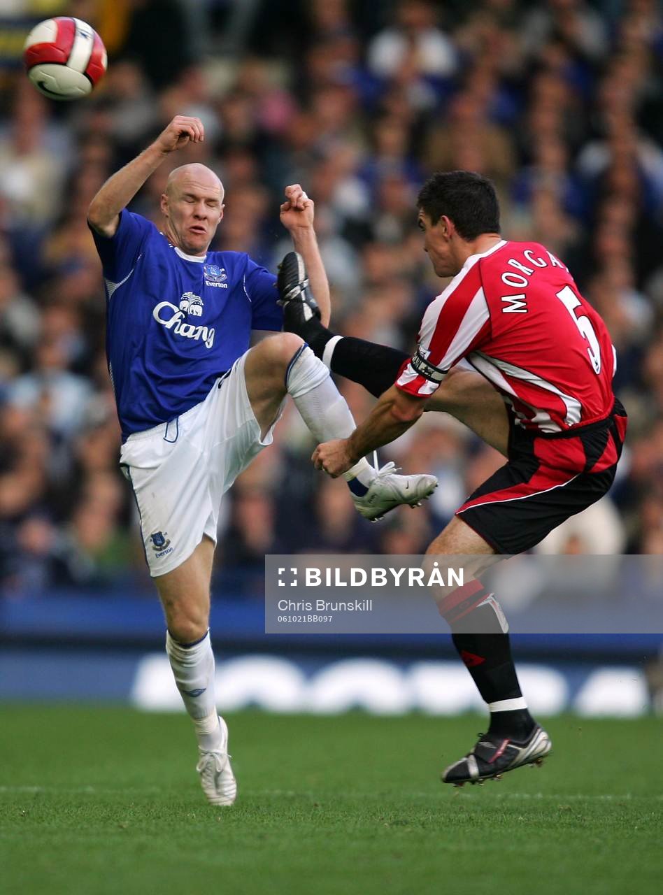 Fotboll, engelsk, Premier Leauge. Everton - Sheffield