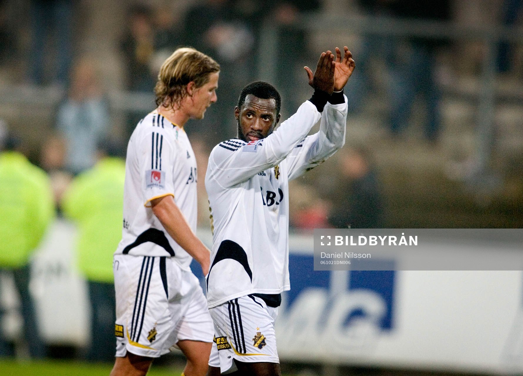 Dulee Johnson och Daniel Tjernström, AIK