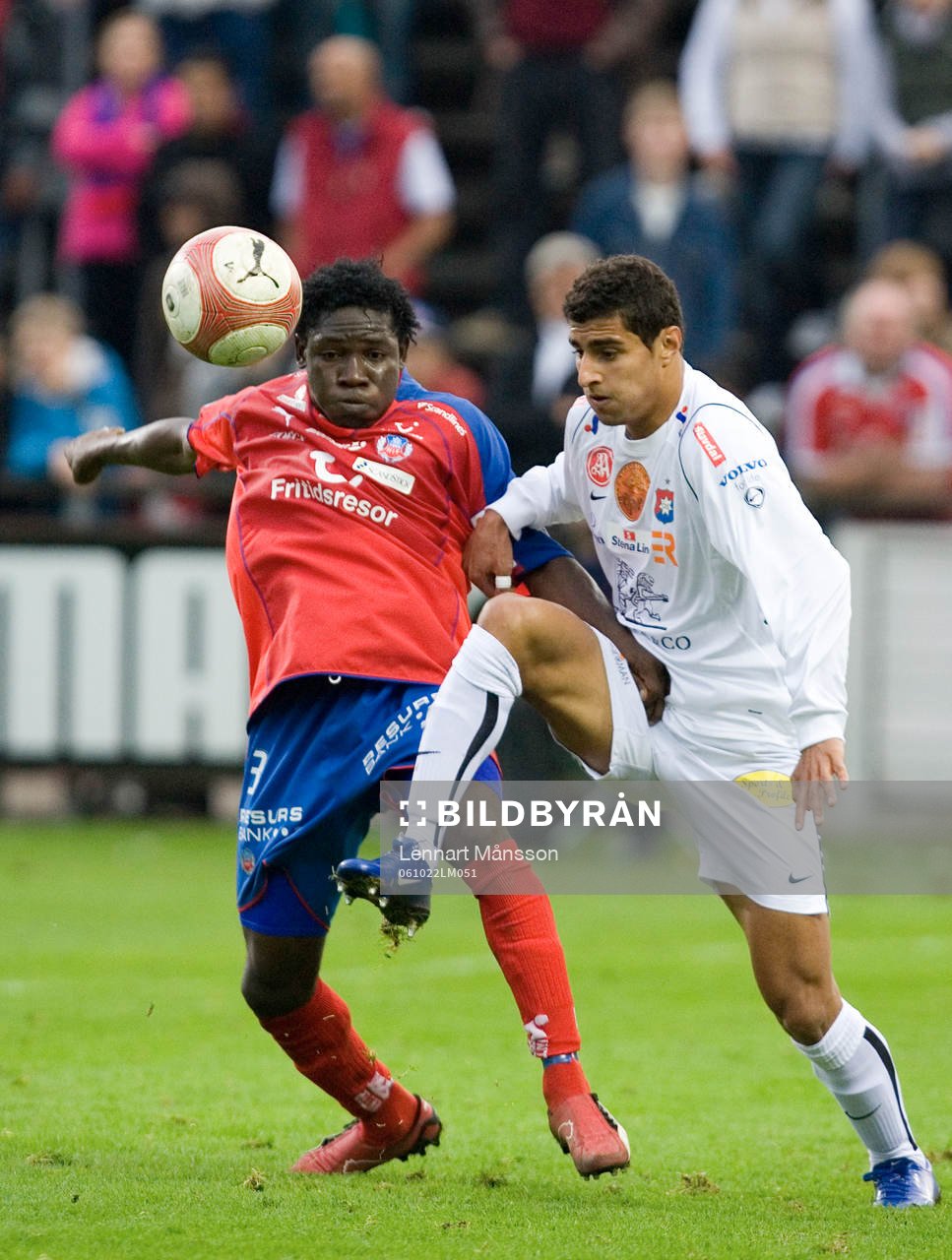 Ailton skojar med Adama Tamboura