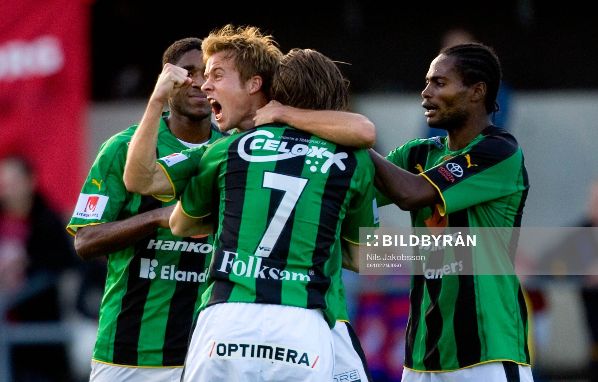   Daniel Blomgren, GAIS, Jubel,