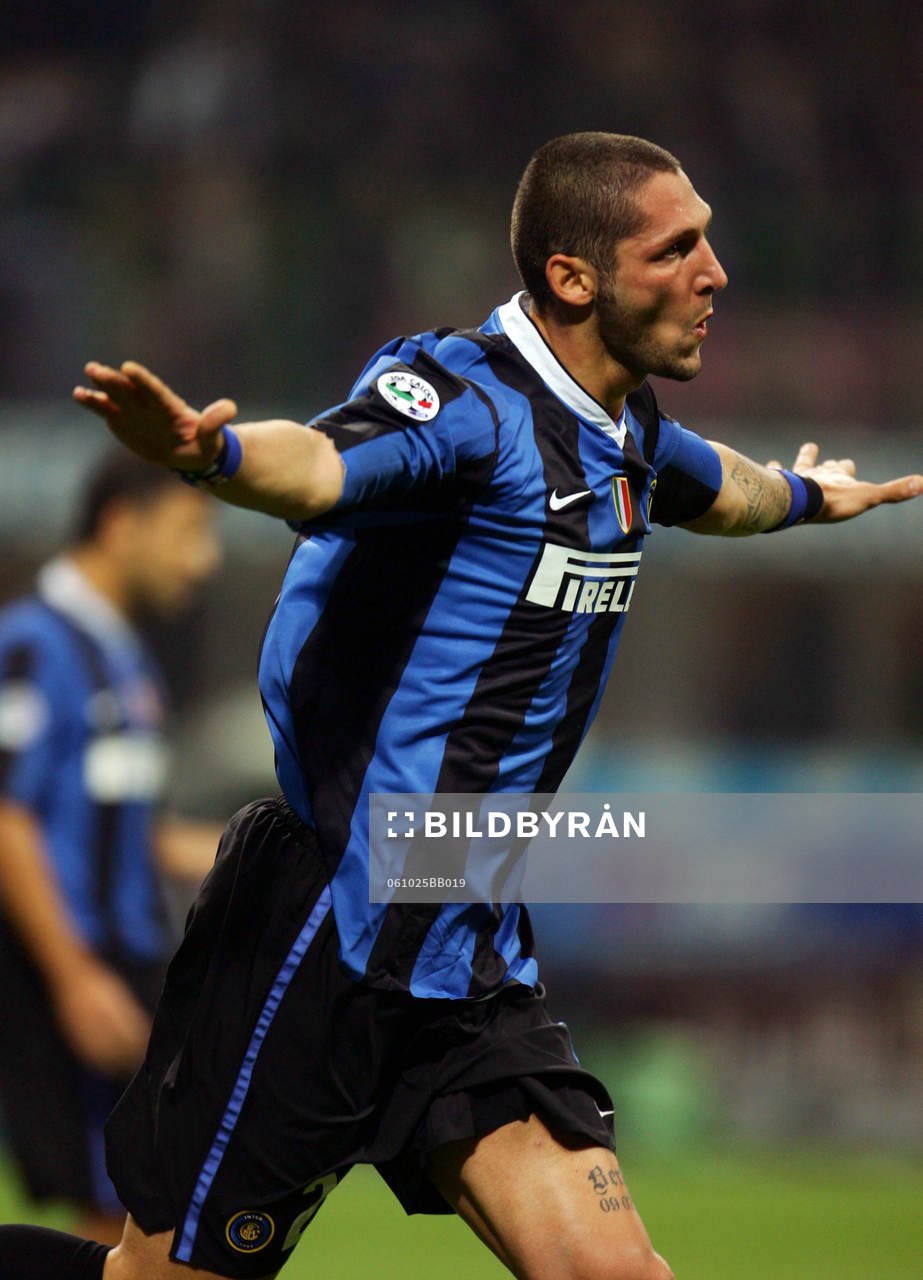 Inter - Livorno: Materazzi, Inter, jubel, glädje