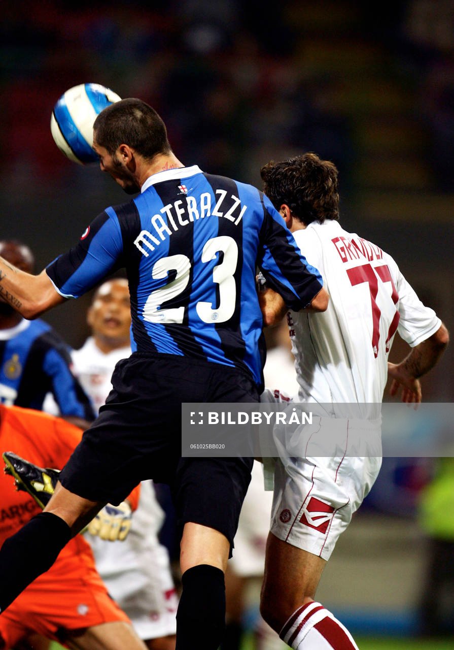 Inter - Livorno: Materazzi, Inter nickar i mål