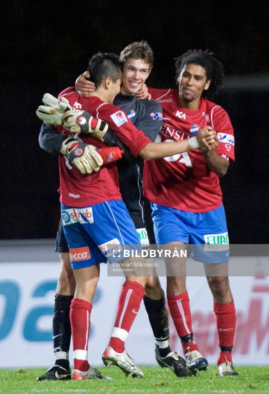 Emin Nouri, Robin Malmqvist, målvakt och Marco Da Silva,