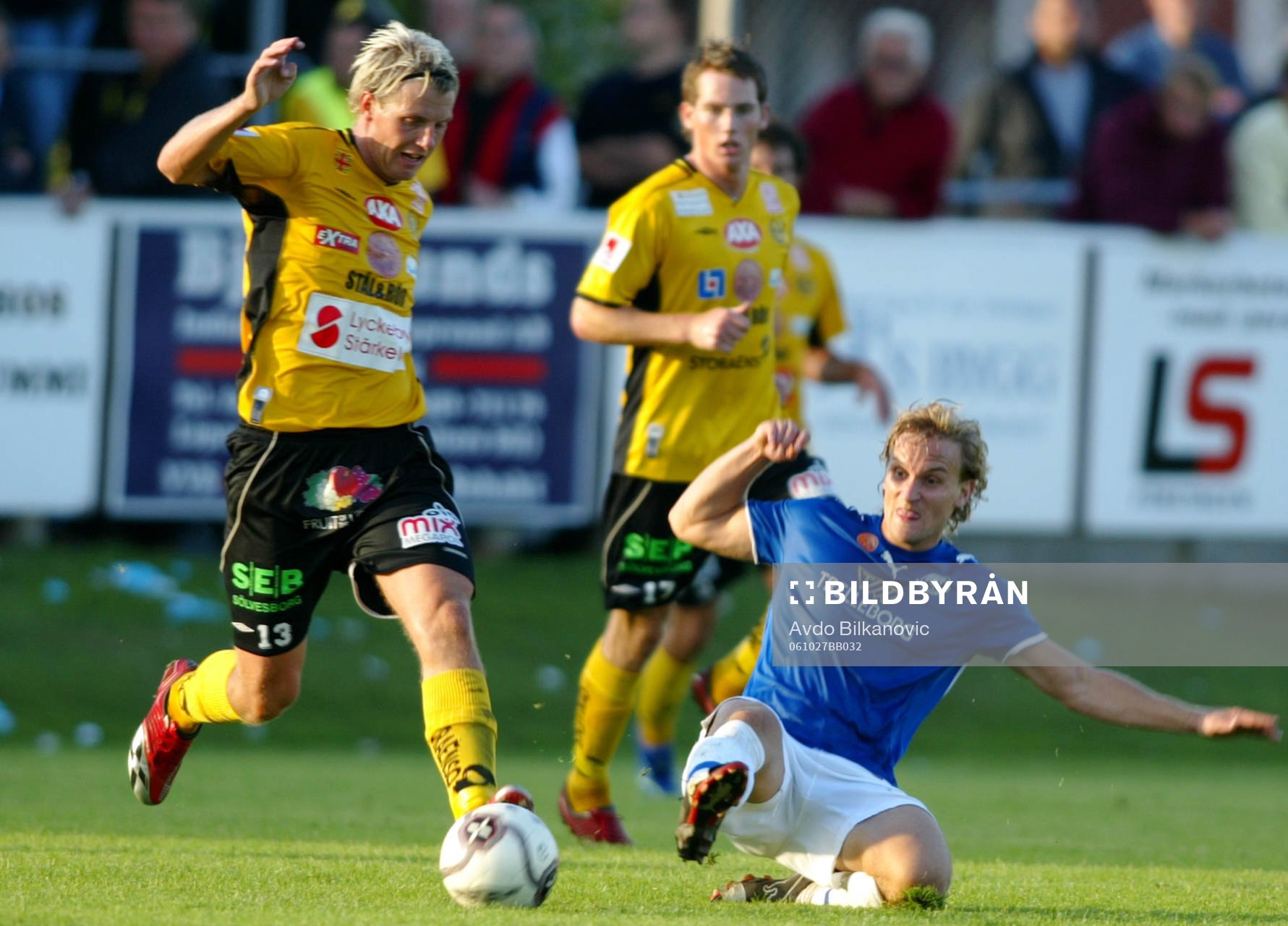 Daniel Nilsson, Mjällby och Jonas Bjurström, Trelleborg