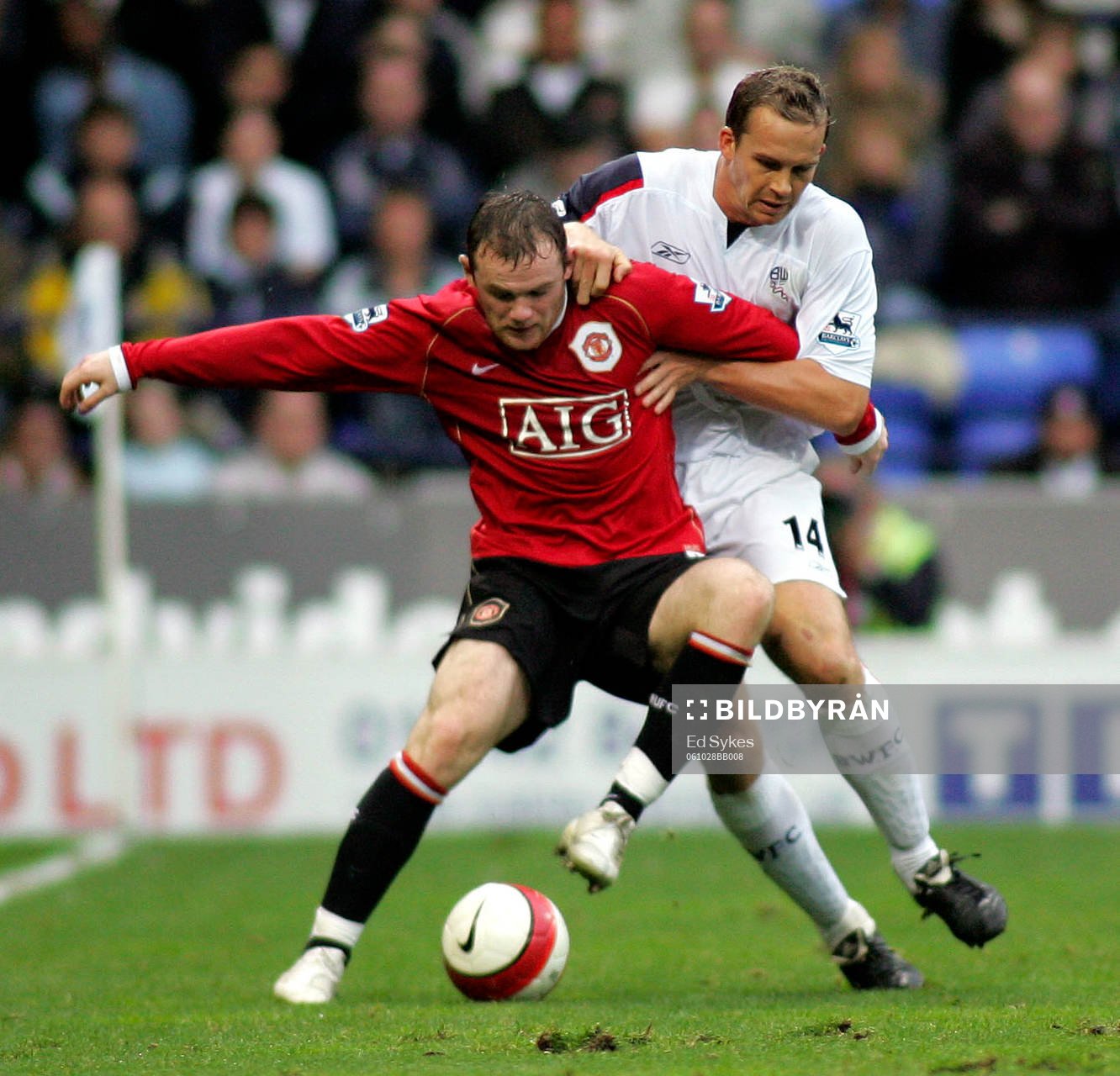 Fotboll, Premier League (Engelsk Liga), Bolton v Manchester