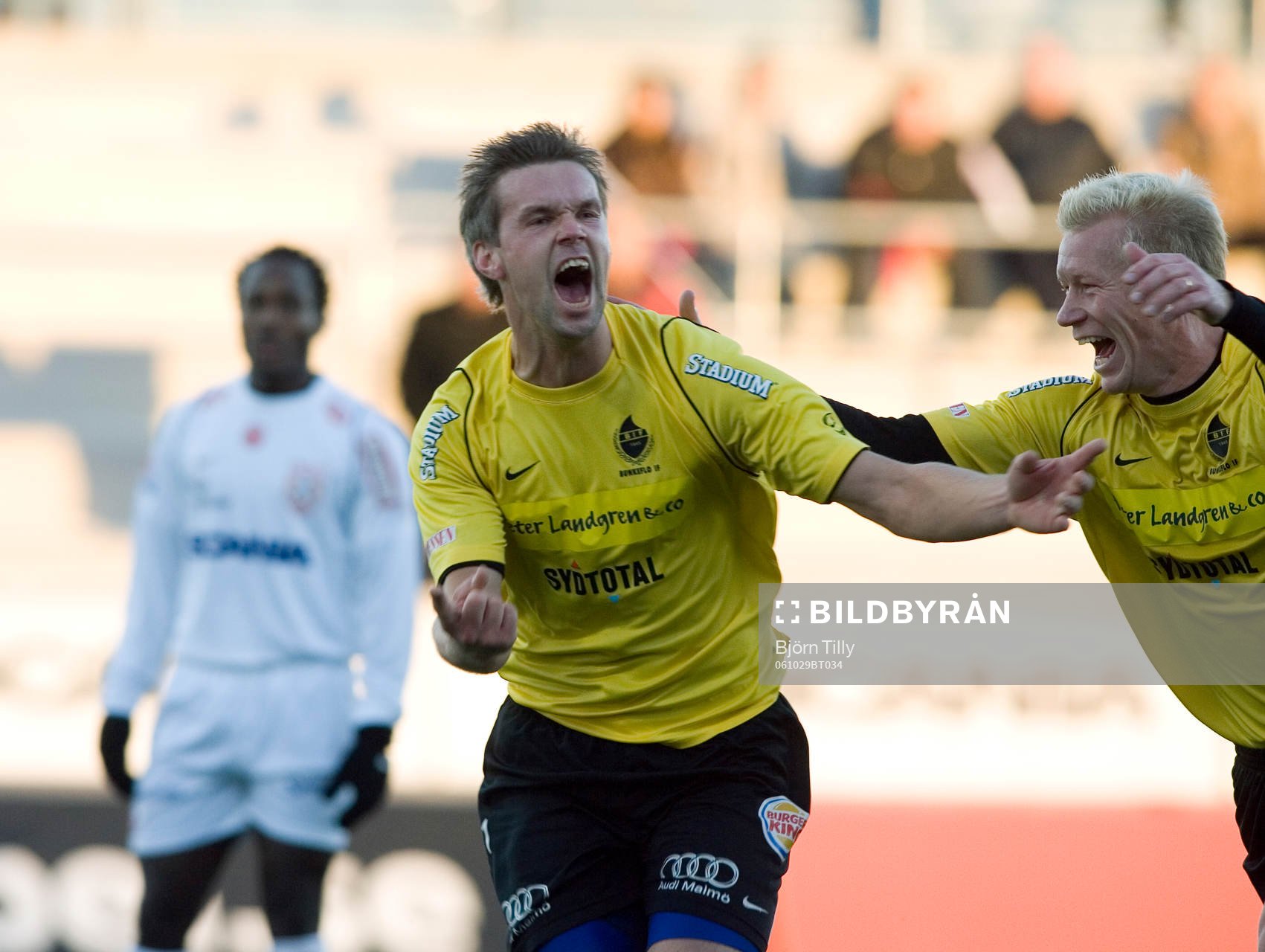 Jens Nordström och Magnus Erlandsson, Bunkeflo jubel