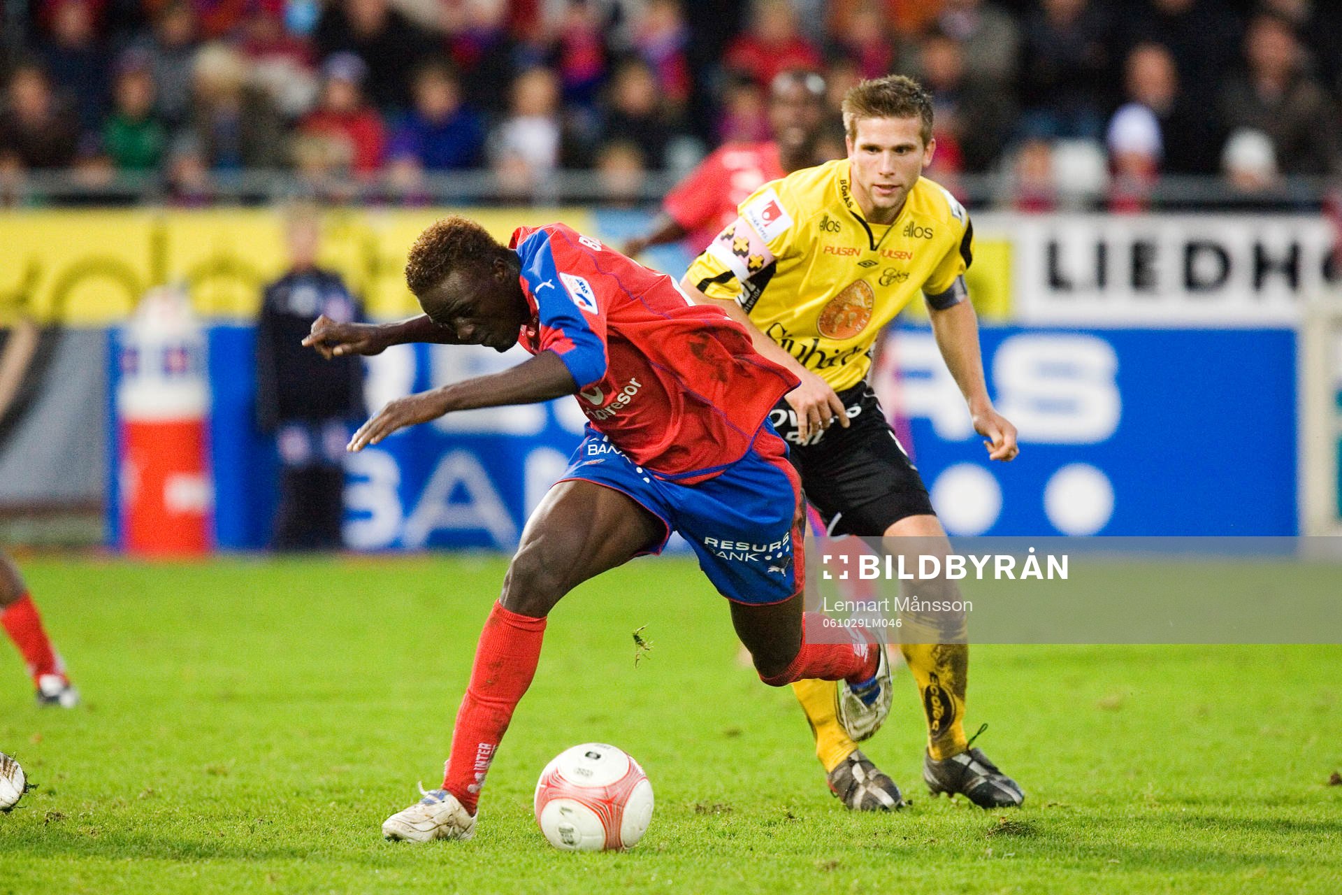 McDonald Mariga, Helsingborg och Anders Svensson, Elfsborg