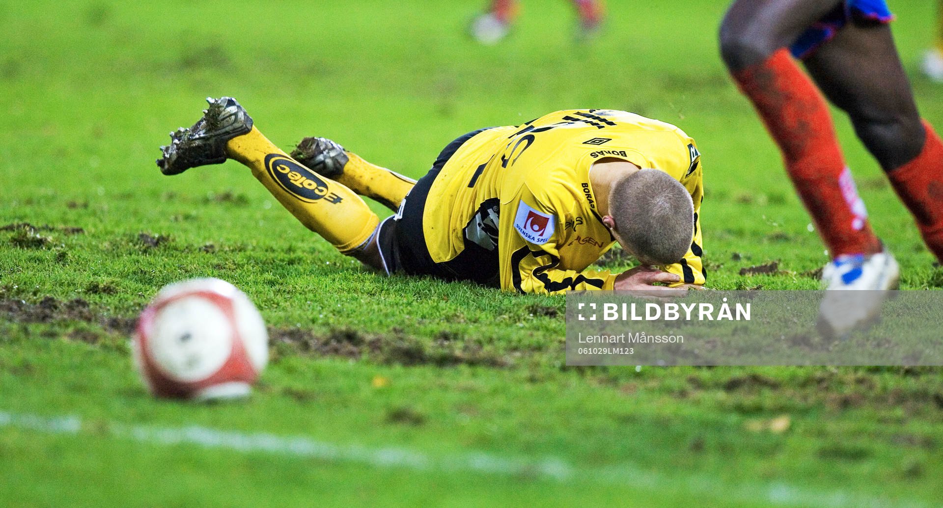 Elfsborg, här förra veckans hjälte Samuel Holmén, föll