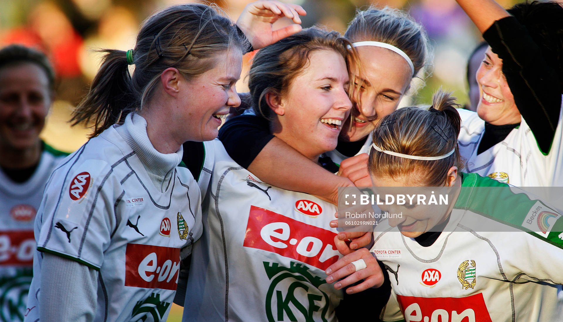  Louise Fors, Hammarby jubel efter 2-0