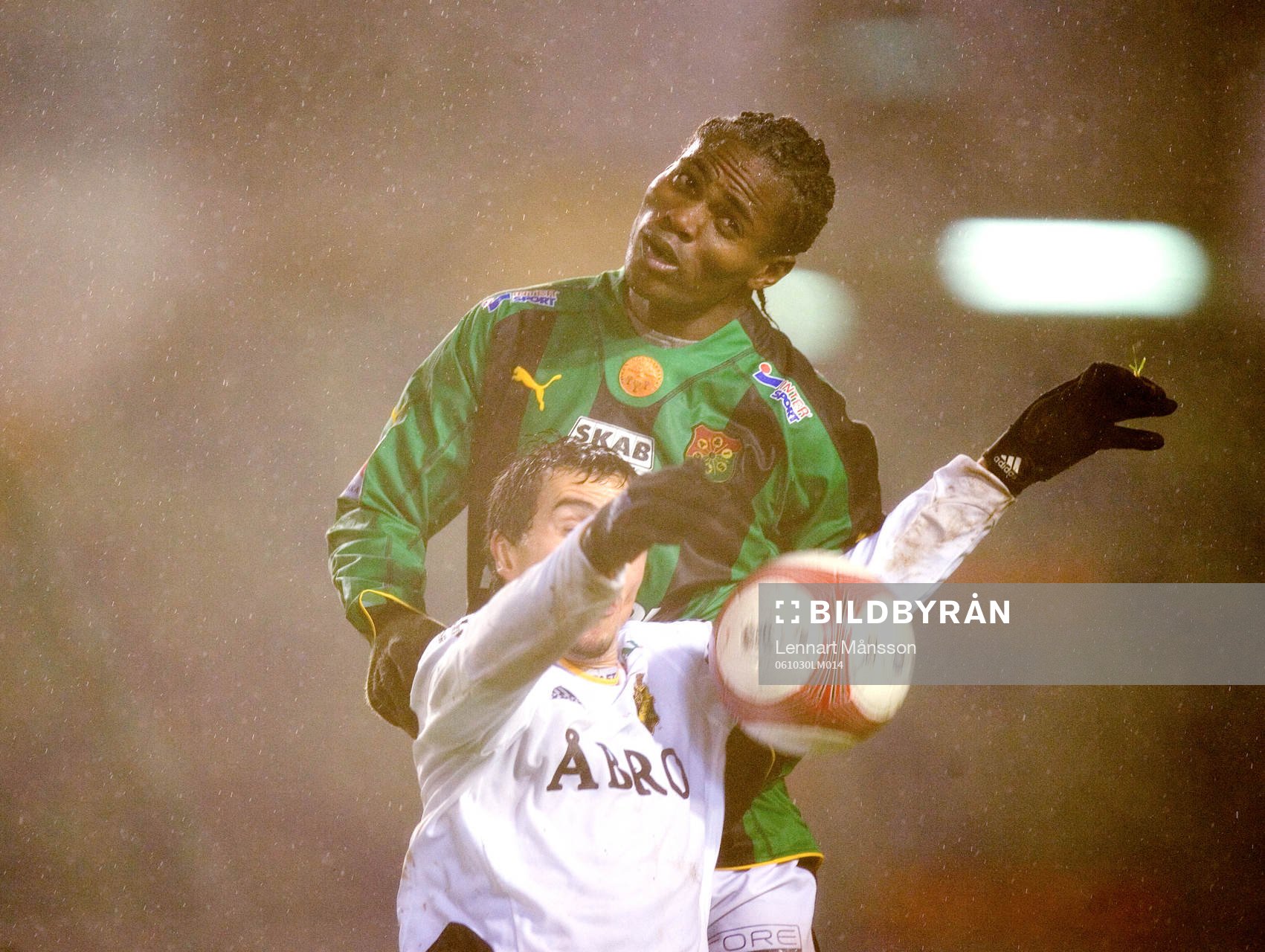 Daniel Mendes och Prince Ikpe Ekong