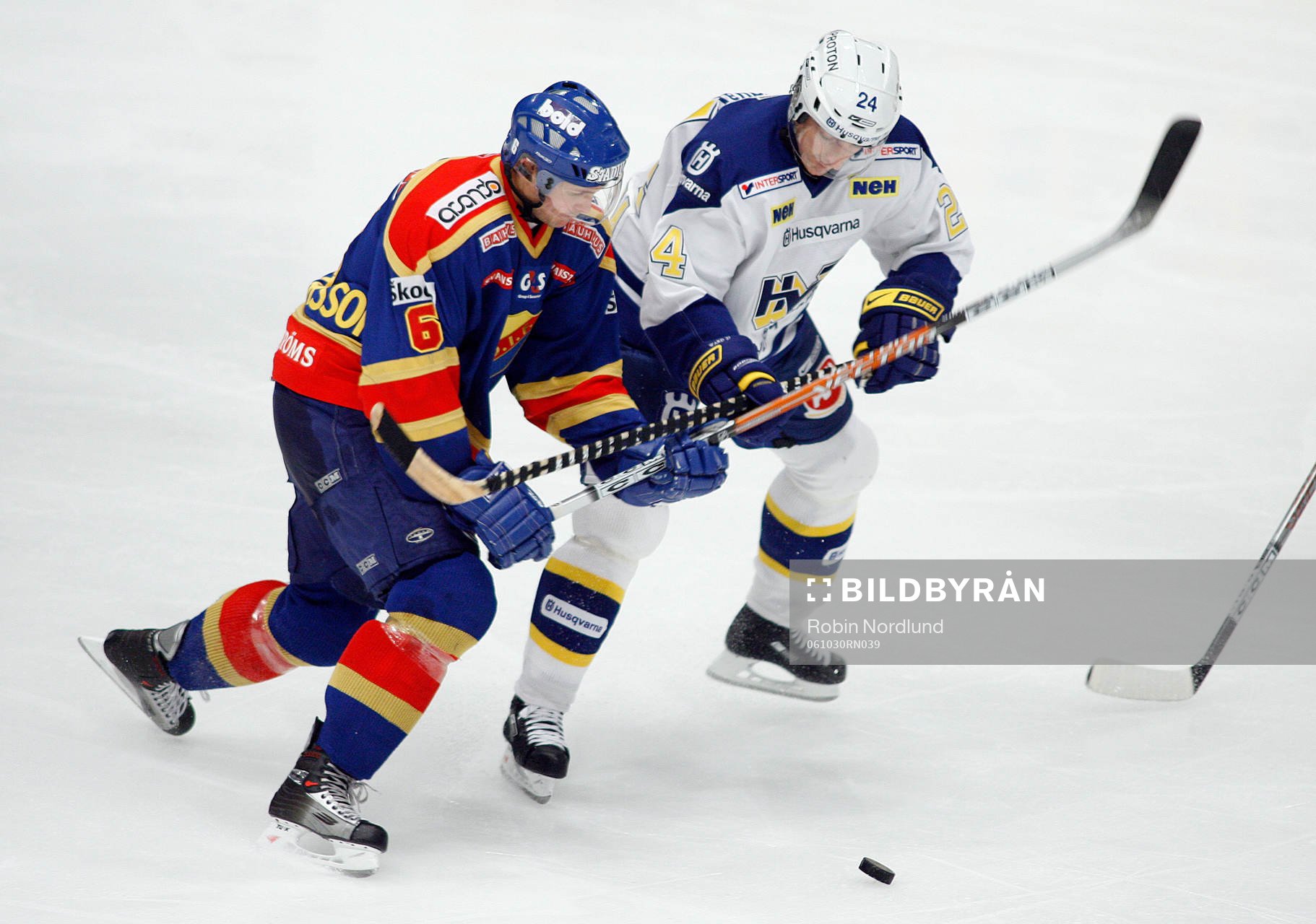 Ronnie Pettersson, DIF och Jan Hrdina, HV71
