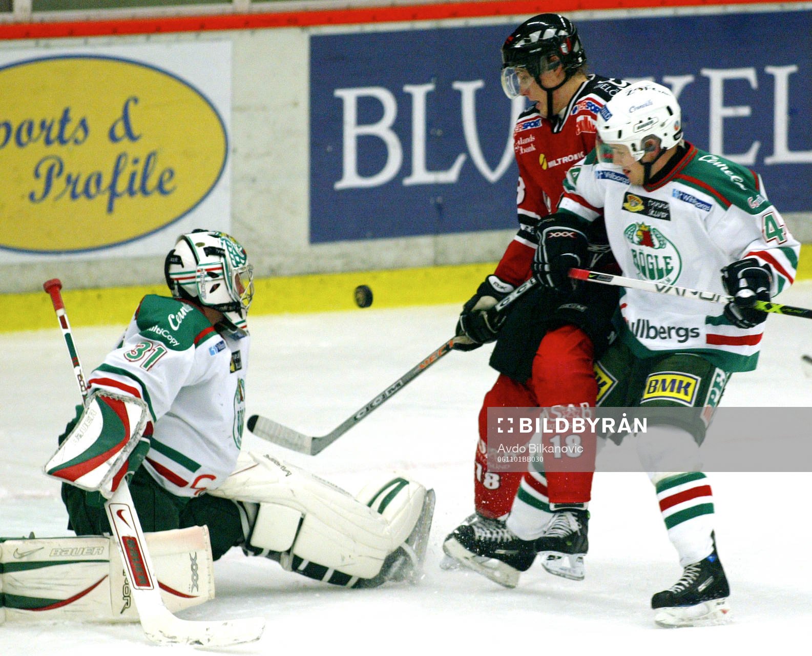 Fredrik Näslund, Nyköping, Andreas Andersson, målvakt