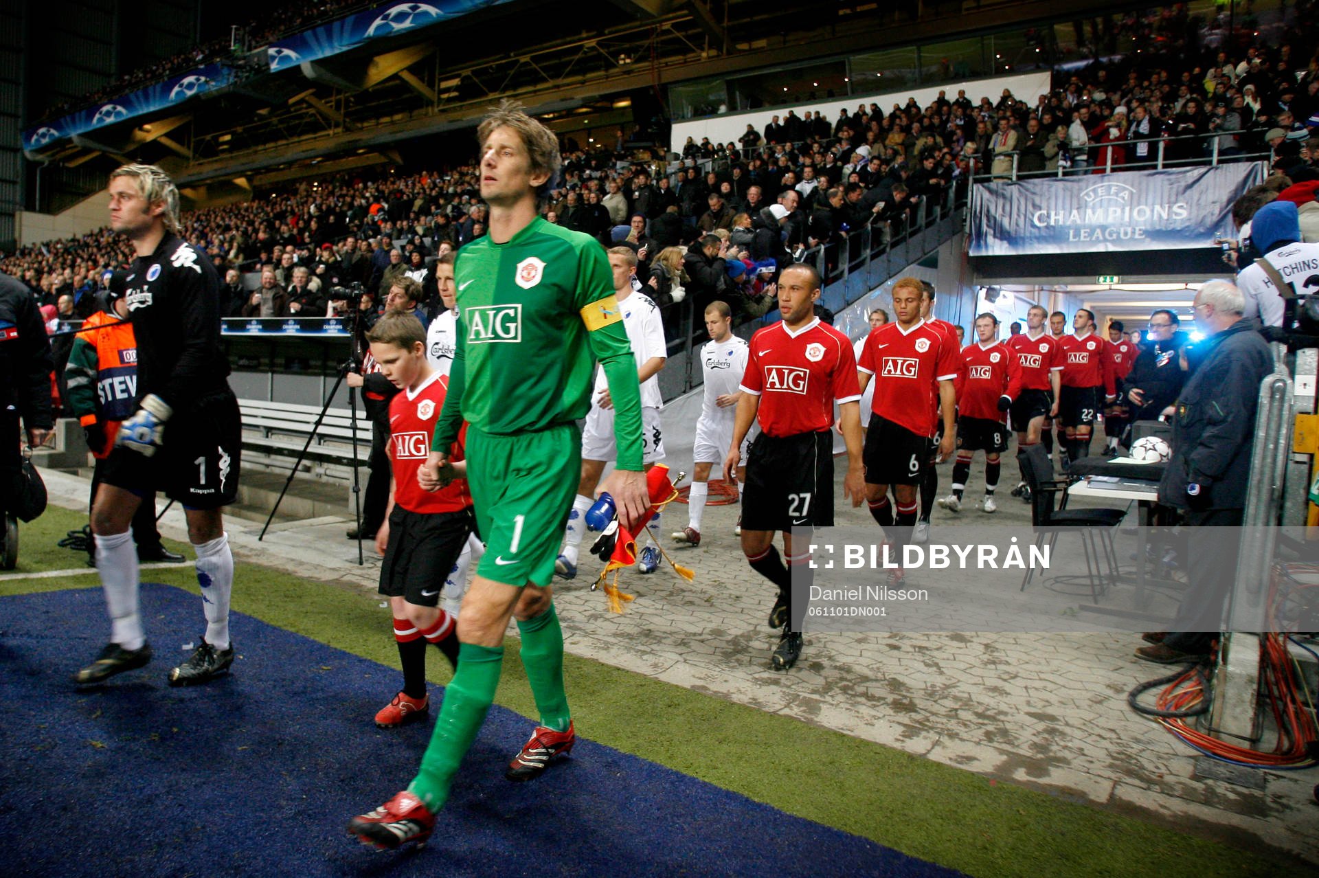 lagpresentation, Entré, Edwin Van Der Sar, (målvakt)