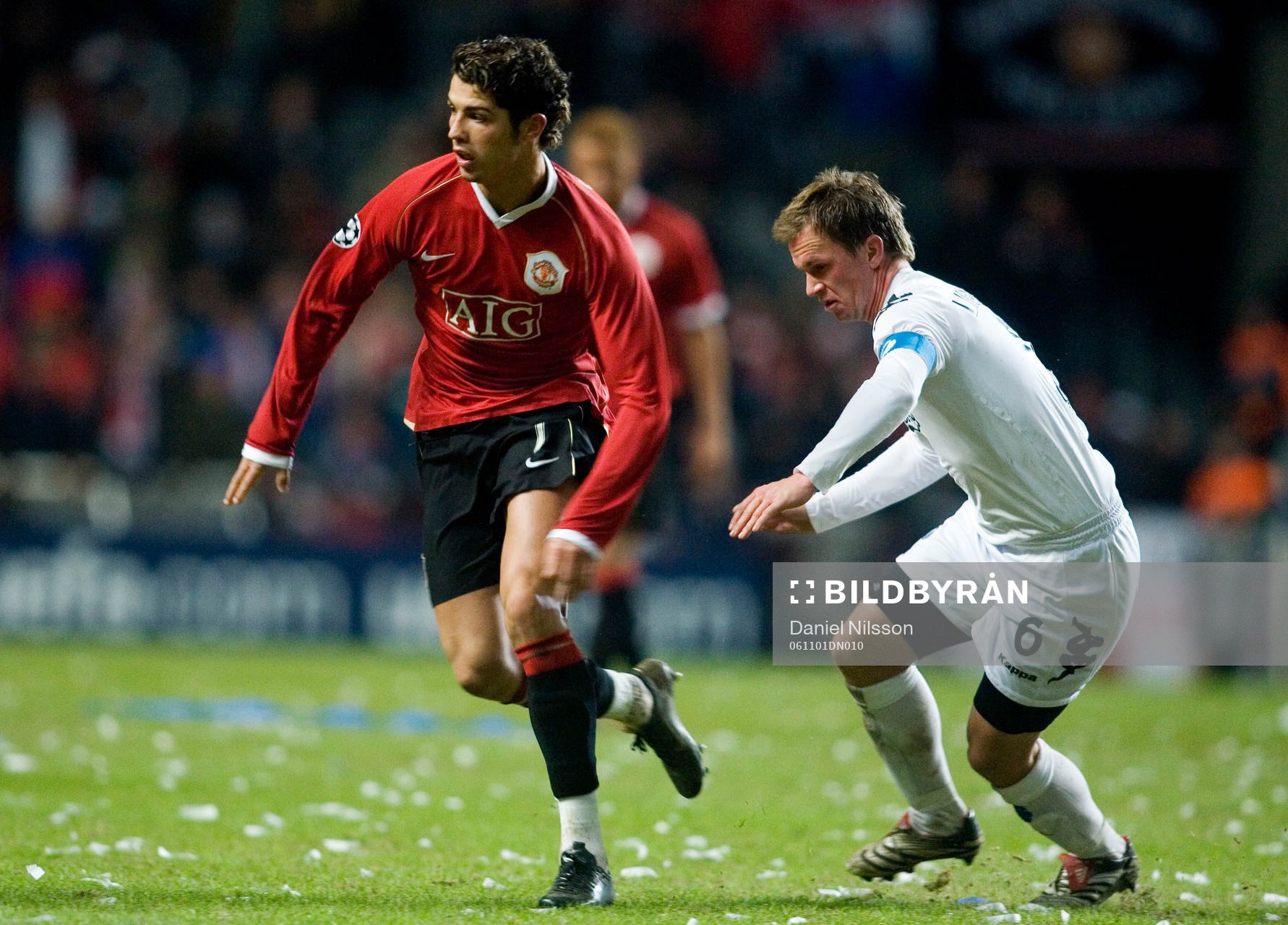 Cristiano Ronaldo, Manchester United och Tobias Linderoth,