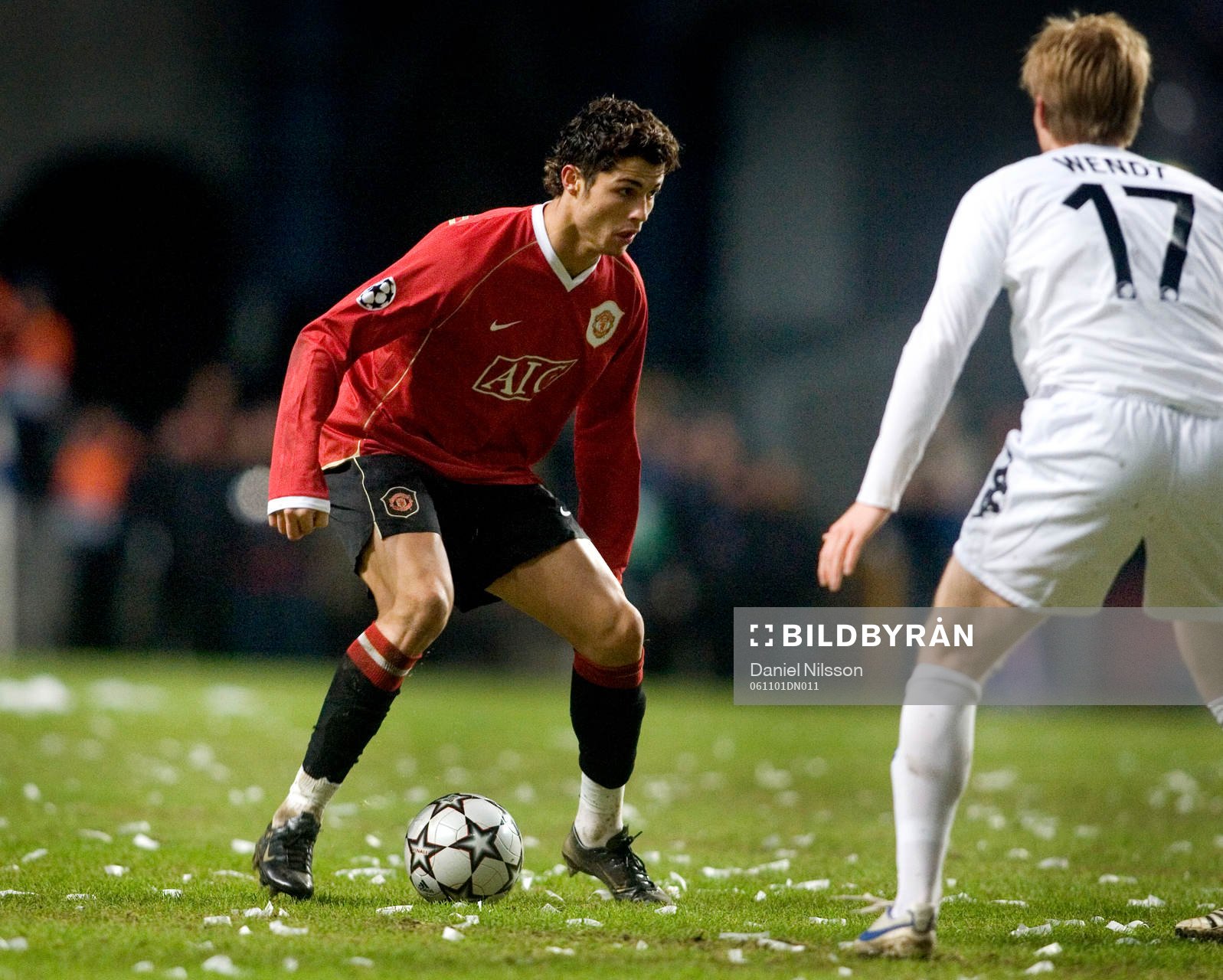 Cristiano Ronaldo, Manchester United och Oscar Wendt,