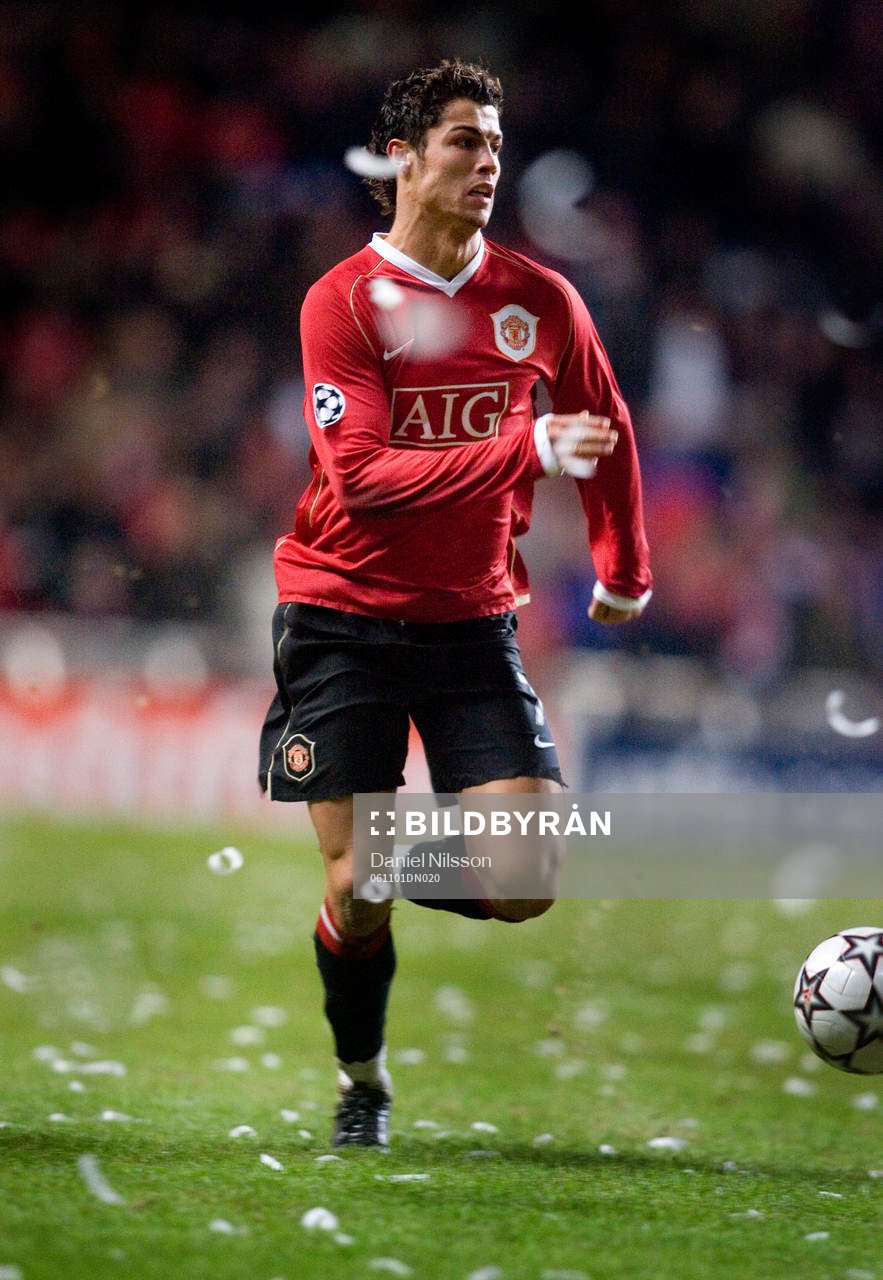 Fotboll, Champions League,  Cristiano Ronaldo, Manchester