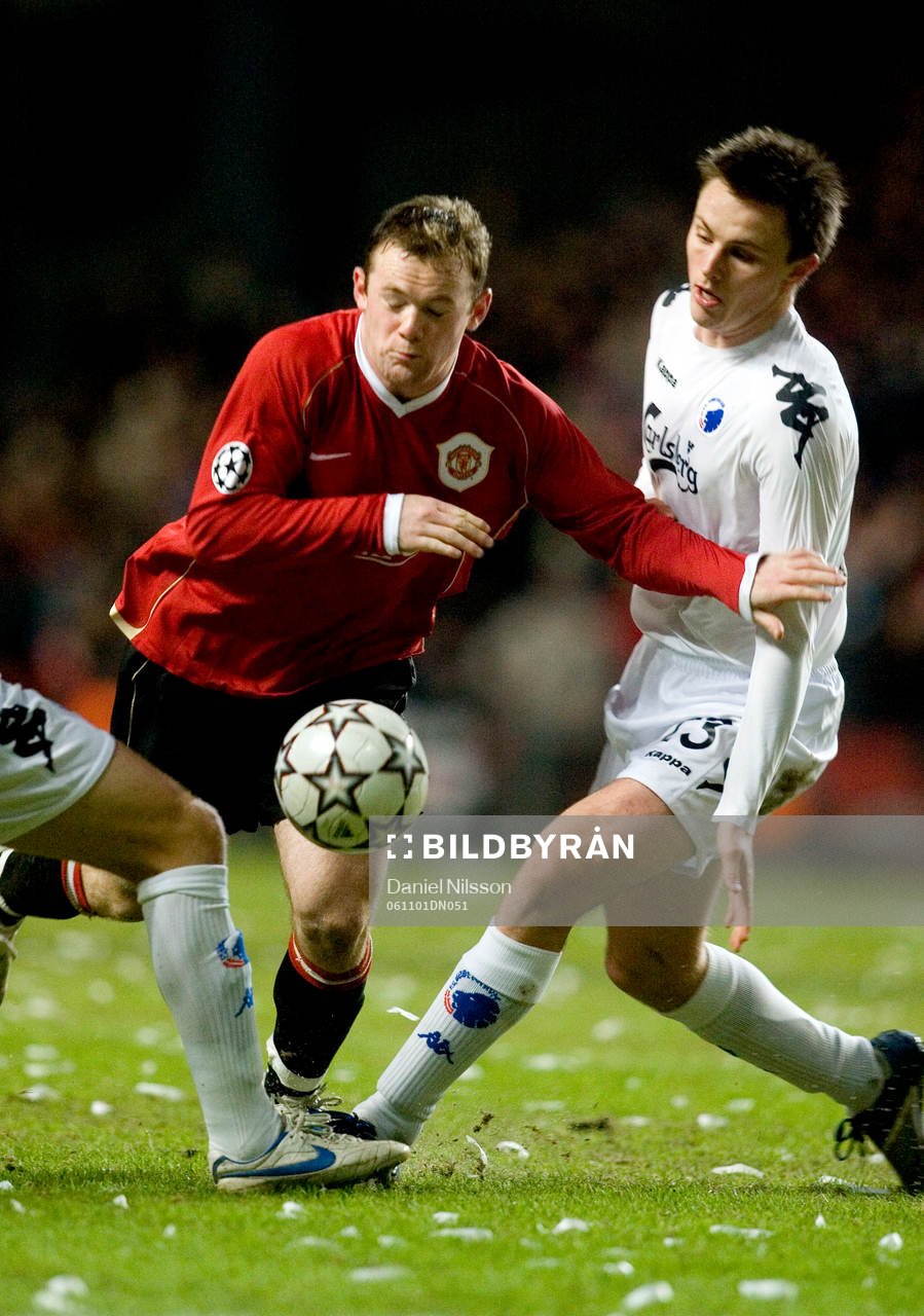 William Kvist, Köpenhamn, och Wayne Rooney, Manchester