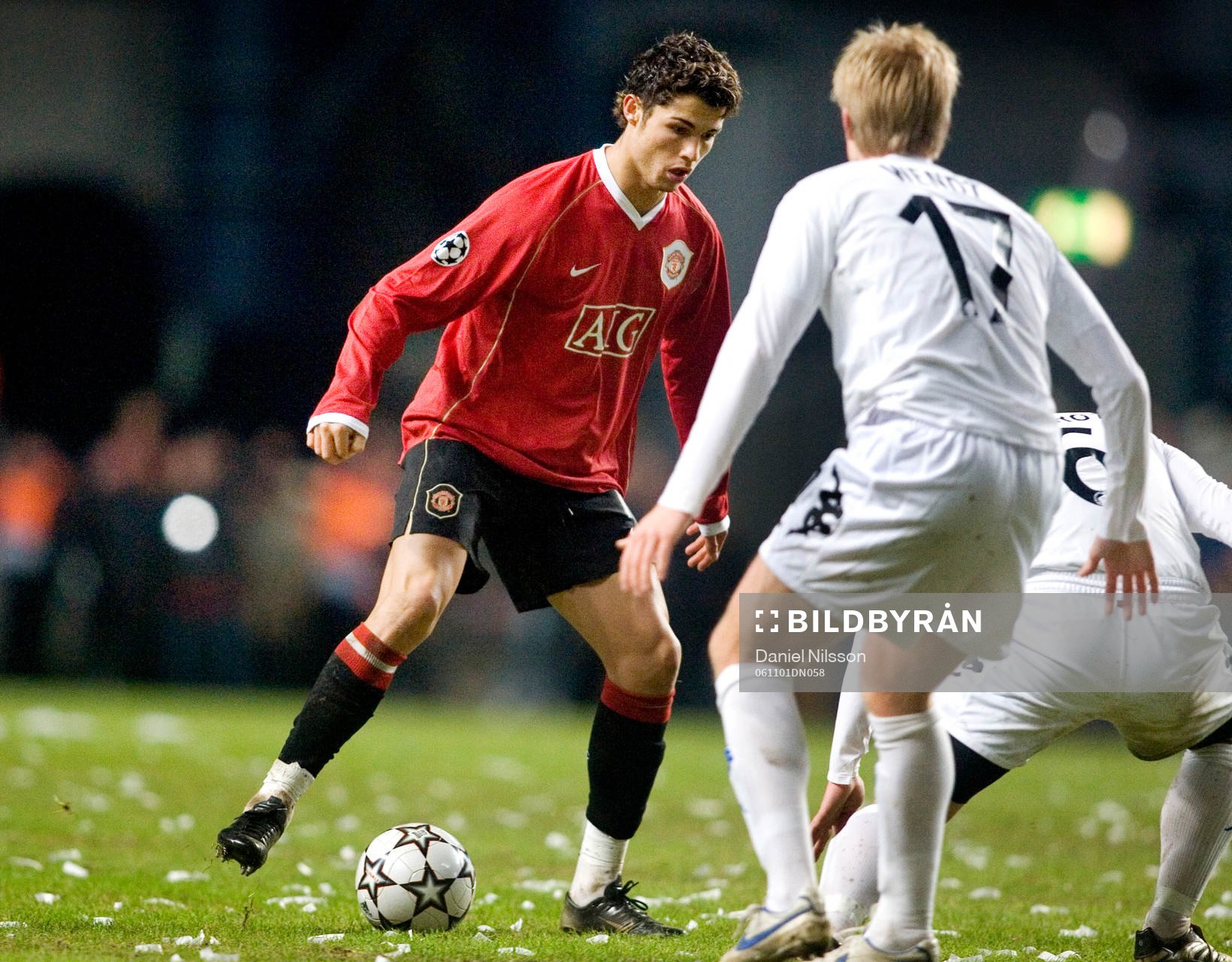 Cristiano Ronaldo, Manchester United och Oscar Wendt,