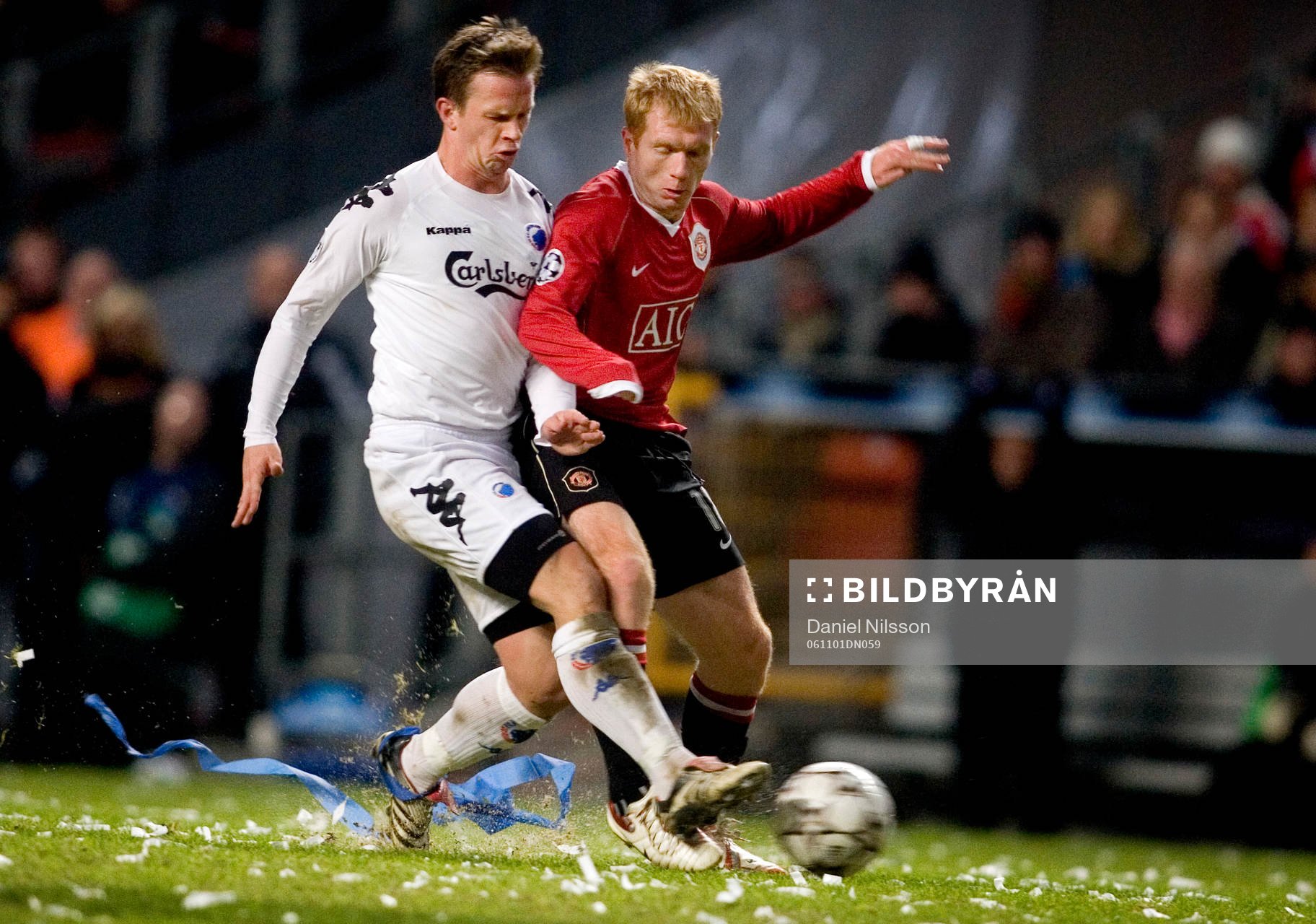 Paul Scholes, Manchester United och Tobias Linderoth,