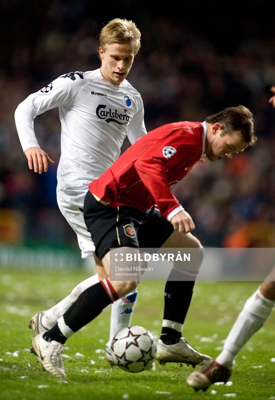 Wayne Rooney, Manchester United och Oscar Wendt, Köpenhamn